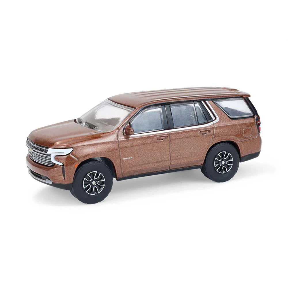 1/64 2022 Chevrolet Tahoe, Auburn Metallic, Blue Collar Collection Series 14