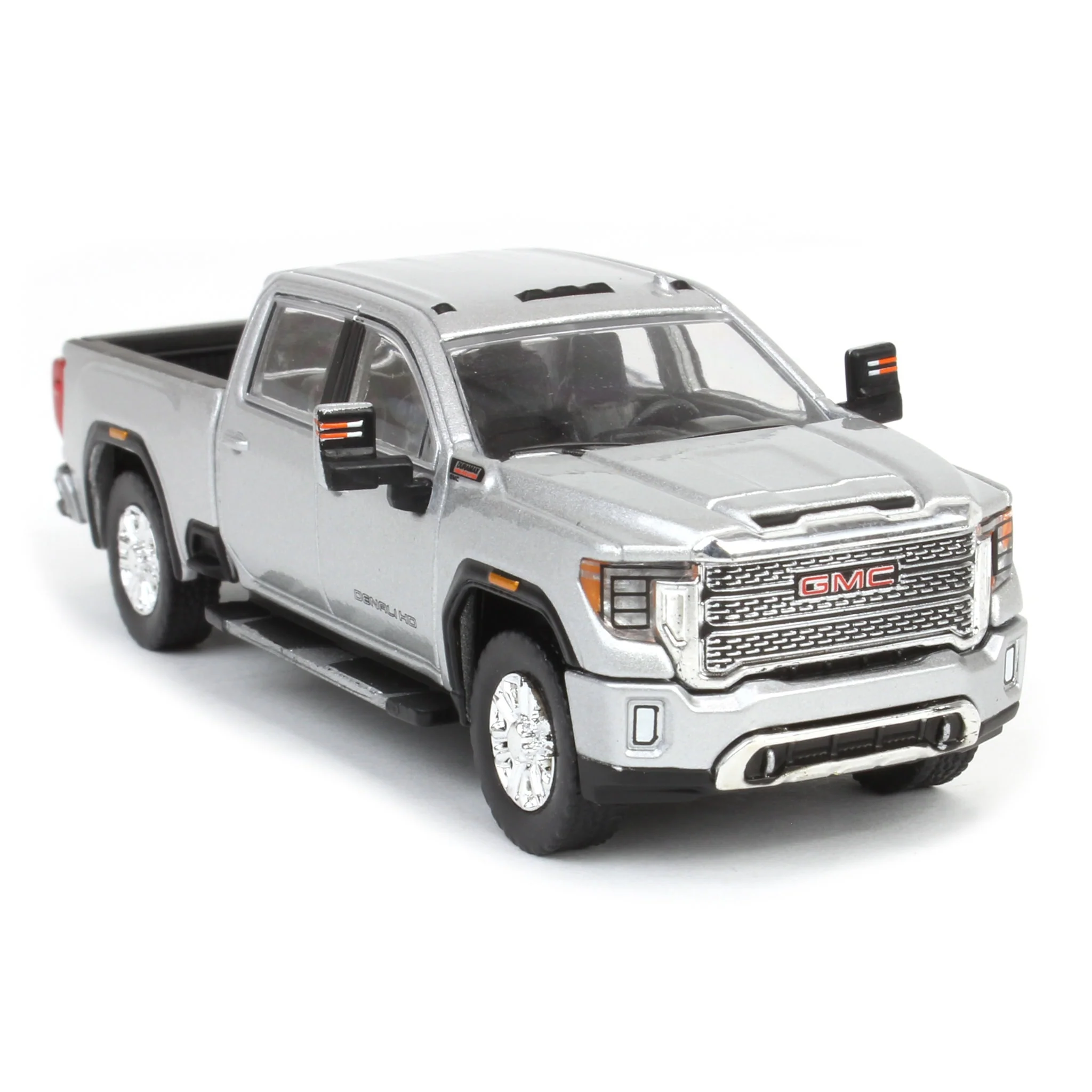 1/64 2022 GMC Sierra 2500 Denali, Quick Silver Metallic, Karson Diecast Exclusive - Image 2