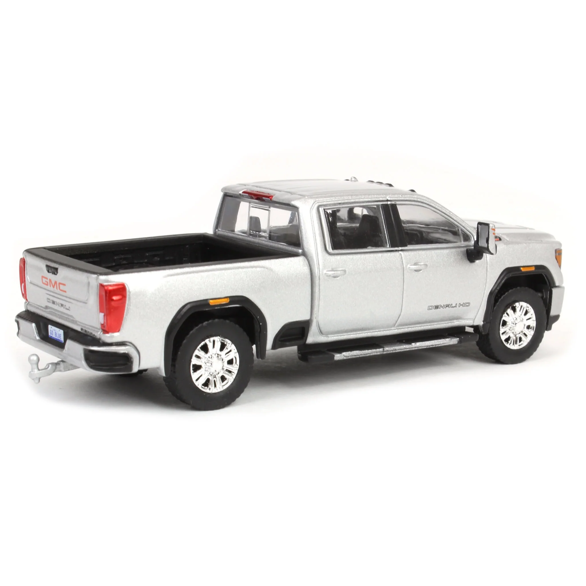 1/64 2022 GMC Sierra 2500 Denali, Quick Silver Metallic, Karson Diecast Exclusive - Image 3
