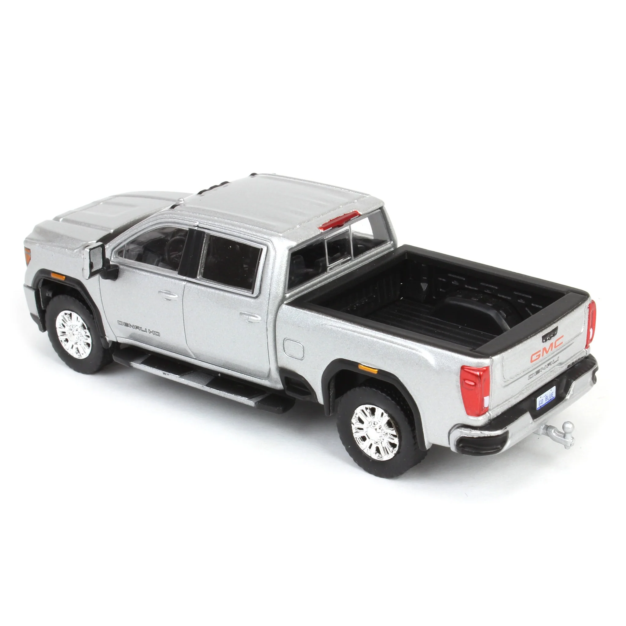 1/64 2022 GMC Sierra 2500 Denali, Quick Silver Metallic, Karson Diecast Exclusive - Image 4