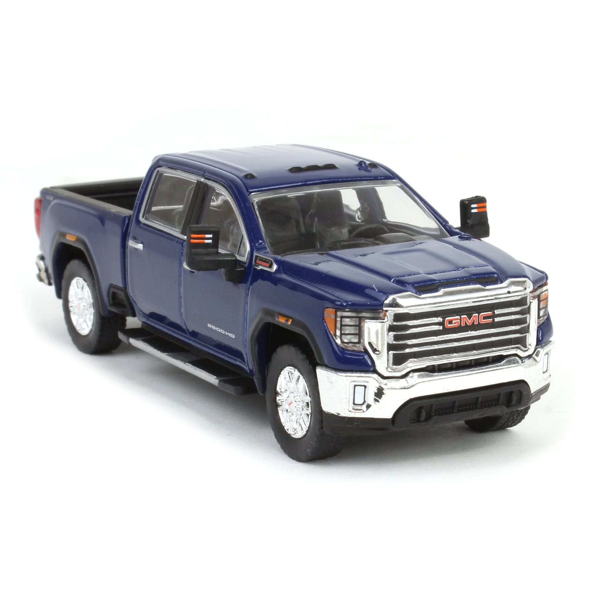 1/64 2022 GMC Sierra 2500HD SLT, Pacific Blue, Karson Diecast Exclusive - Image 2