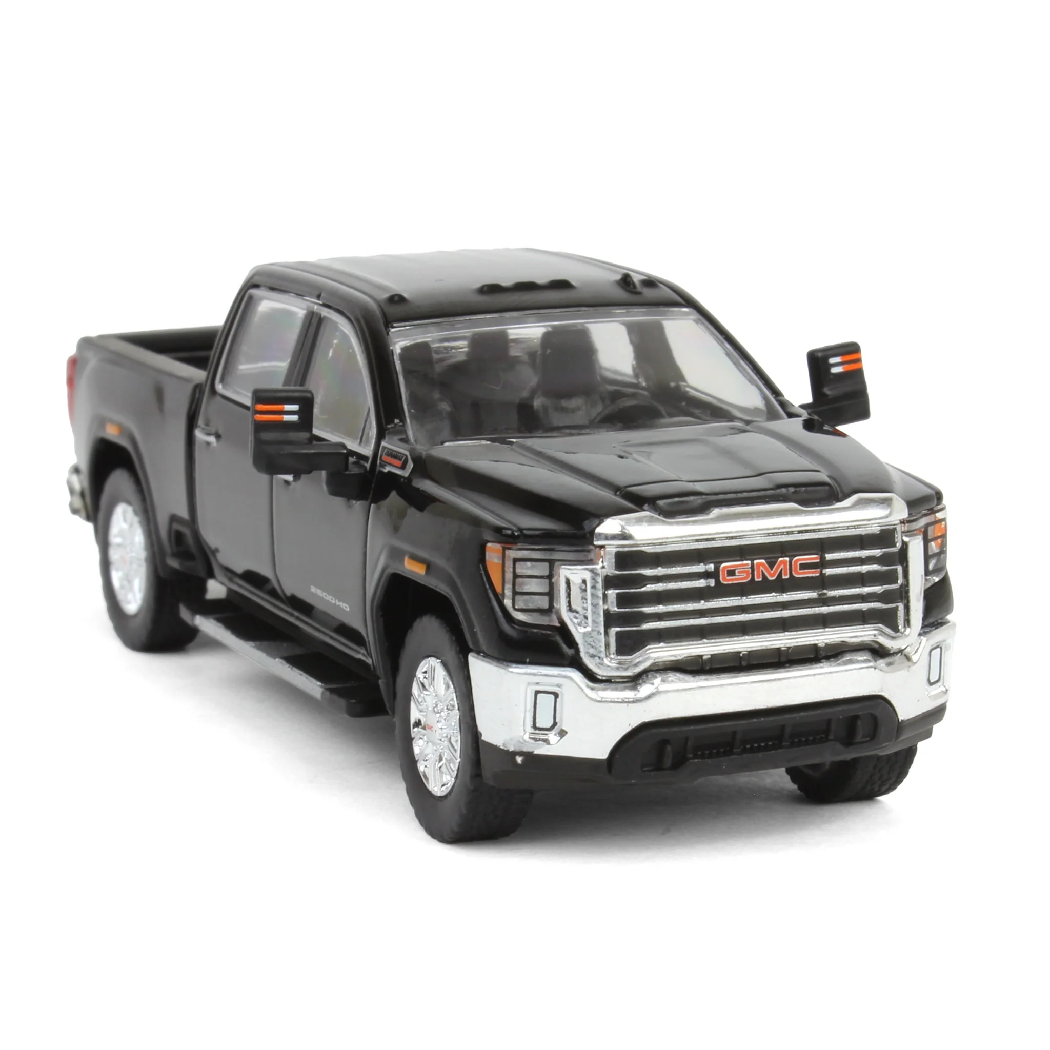 1/64 2022 GMC Sierra 2500HD SLT, Ebony Twilight Metallic, Karson Diecast Exclusive - Image 2