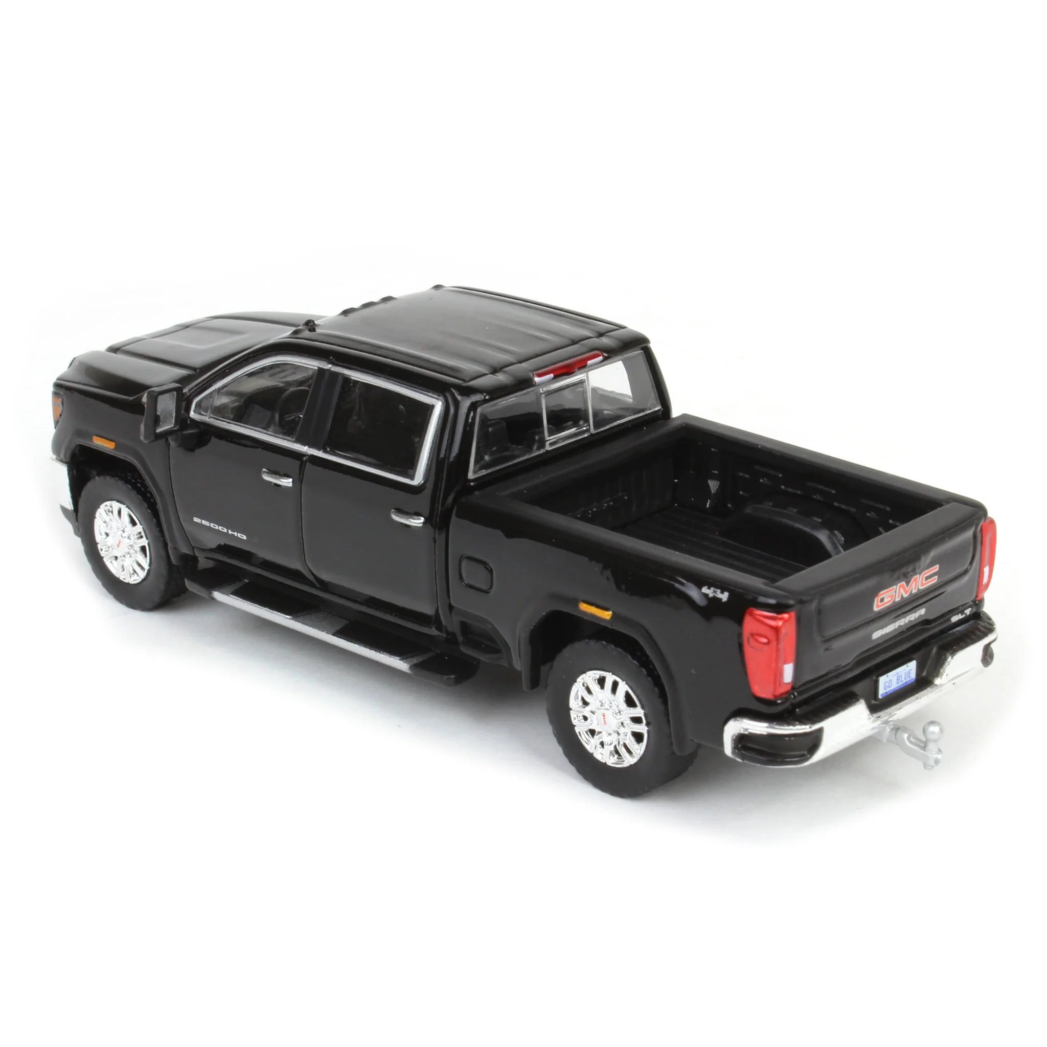1/64 2022 GMC Sierra 2500HD SLT, Ebony Twilight Metallic, Karson Diecast Exclusive - Image 4