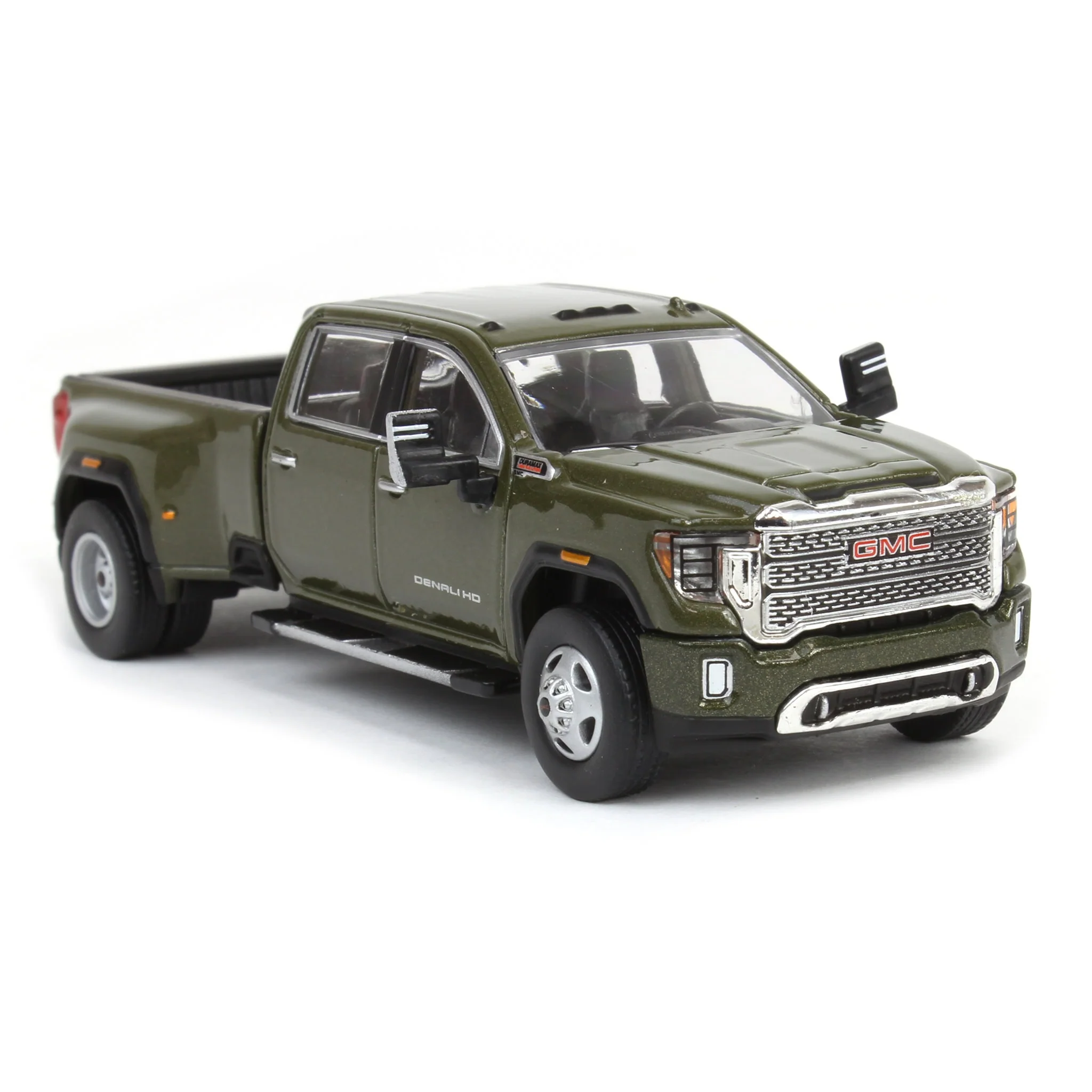 1/64 2022 GMC Sierra 3500 Denali Dually, Forest Metallic, Karson Diecast Exclusive - Image 2