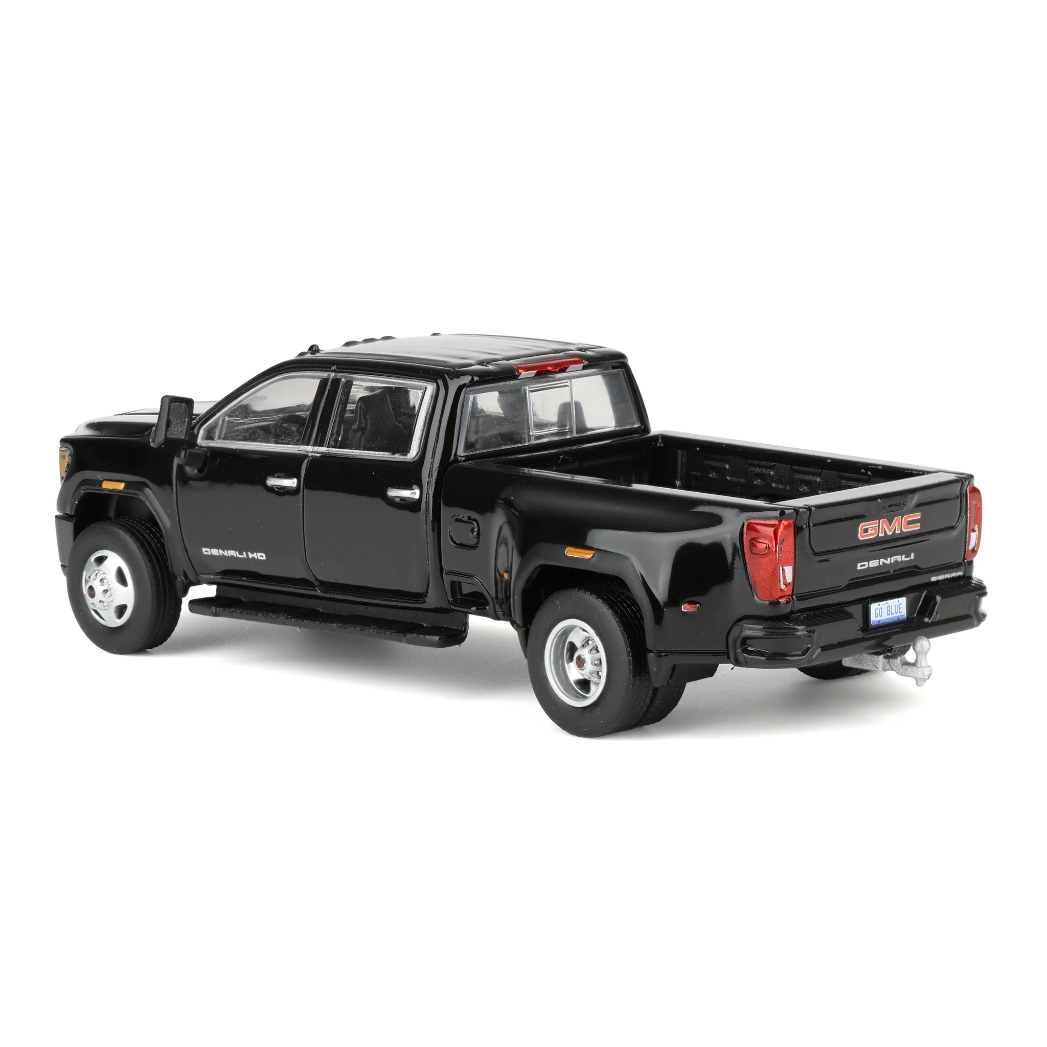 1/64 2022 GMC Sierra 3500 Denali Dually Pickup Truck, Ebony Twilight Metallic (2nd Edition) by GreenLight Collectibles - Image 4