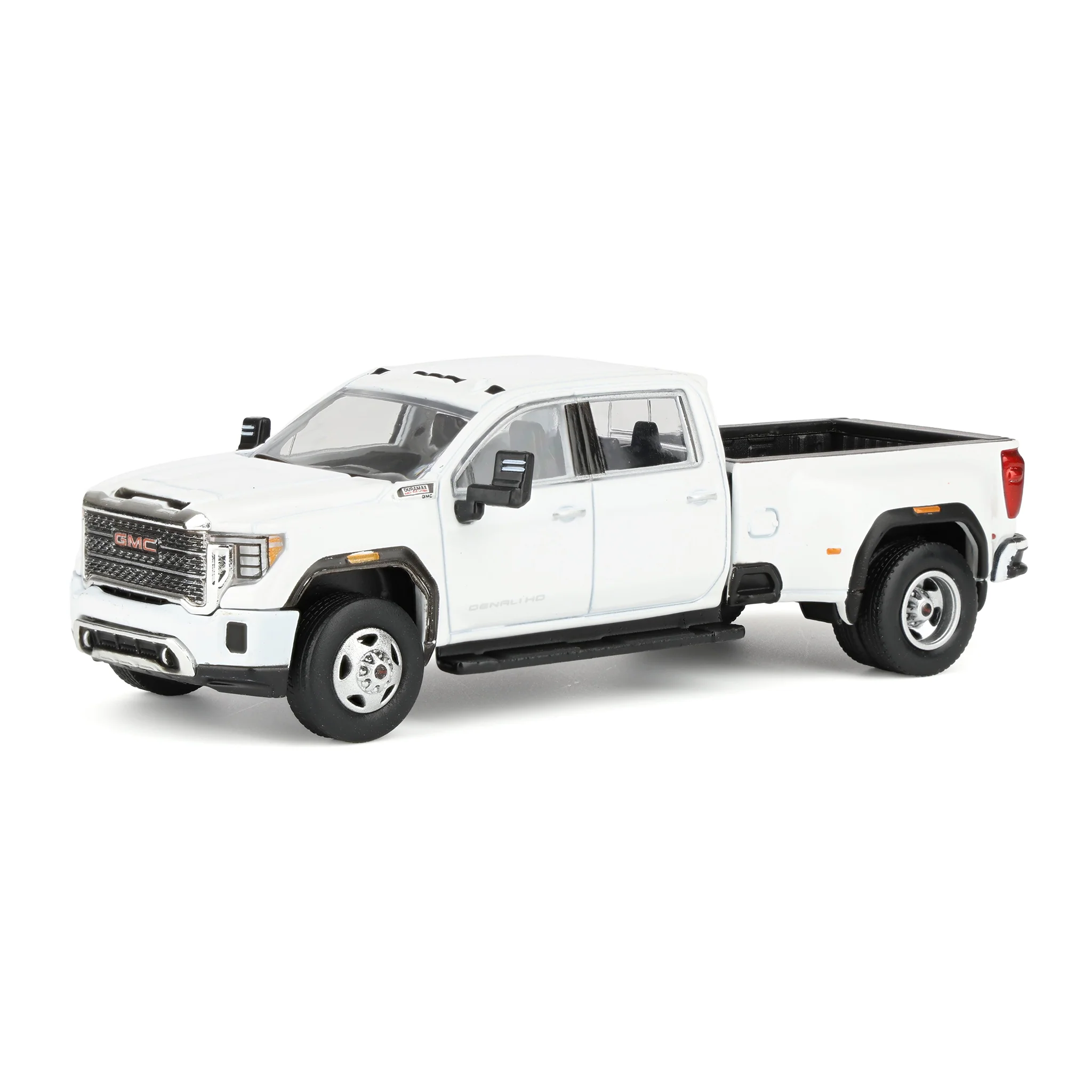 1/64 2022 GMC Sierra 3500 Denali Dually Pickup Truck, White Frost (2nd Edition) by GreenLight Collectibles
