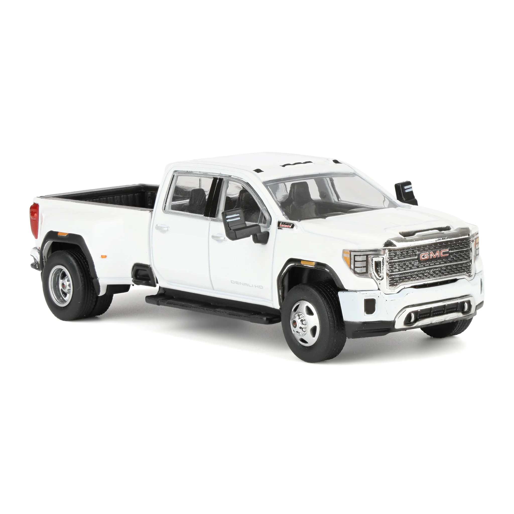 1/64 2022 GMC Sierra 3500 Denali Dually Pickup Truck, White Frost (2nd Edition) by GreenLight Collectibles - Image 2