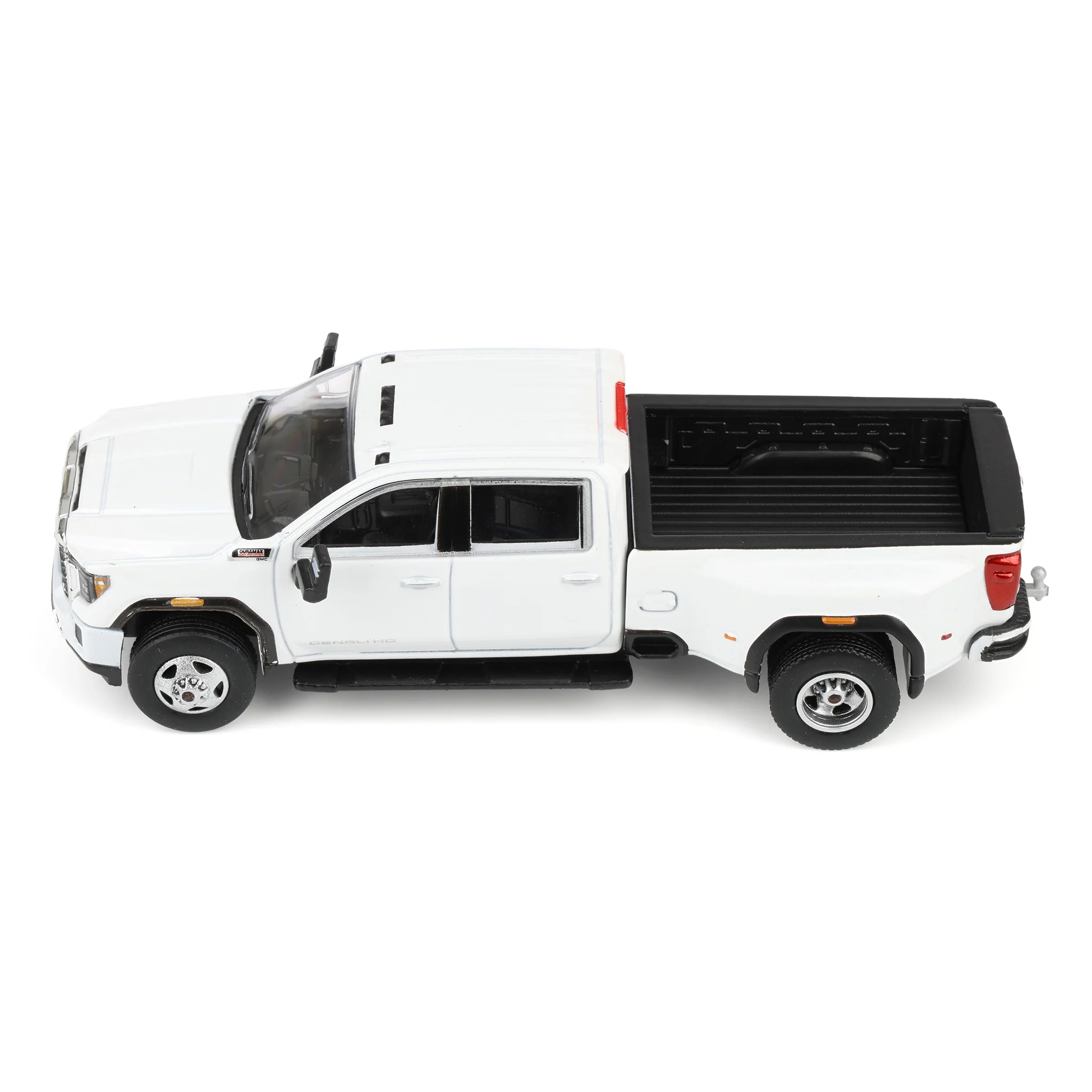 1/64 2022 GMC Sierra 3500 Denali Dually Pickup Truck, White Frost (2nd Edition) by GreenLight Collectibles - Image 5