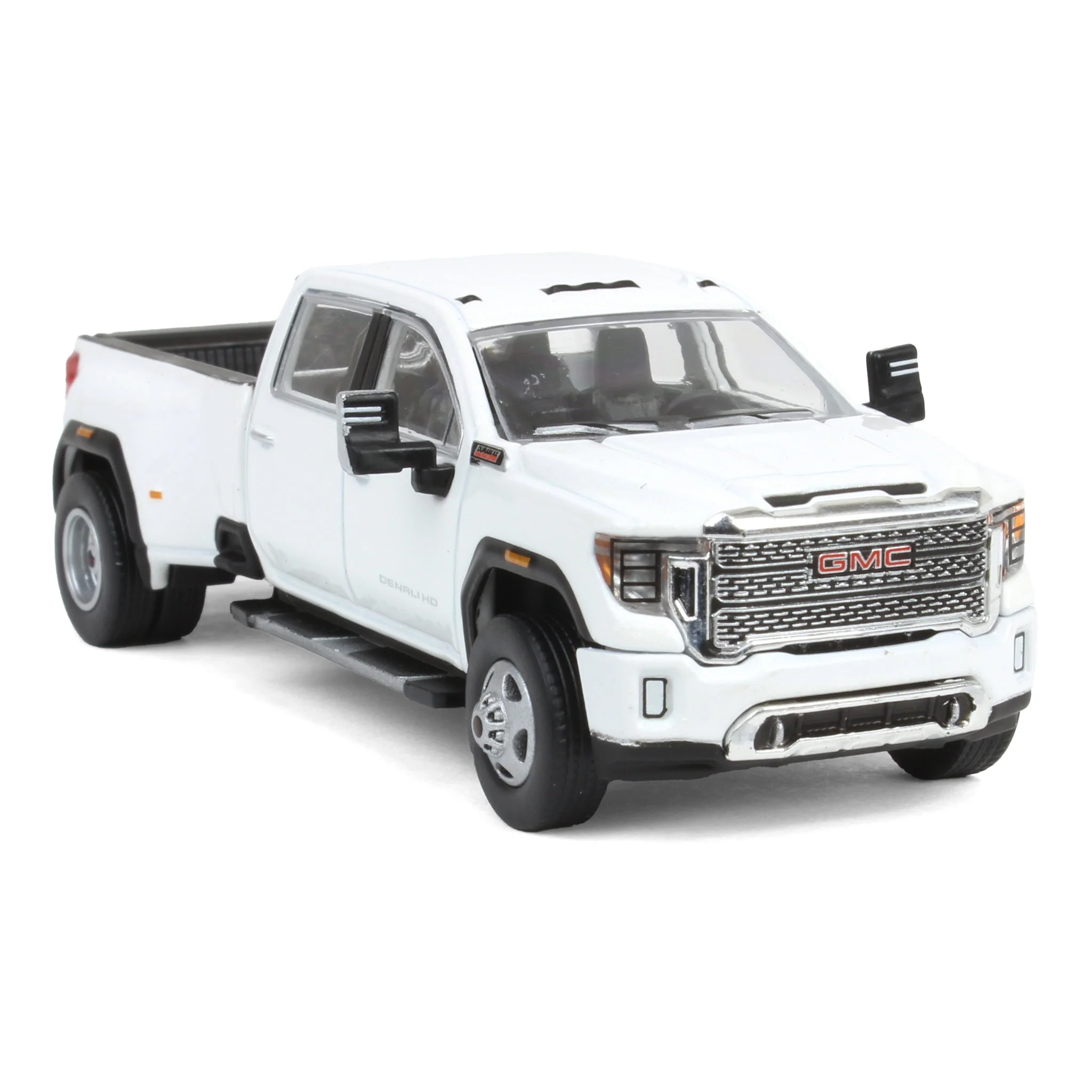1/64 2022 GMC Sierra 3500 Denali Dually, White Frost, Karson Diecast Exclusive - Image 2