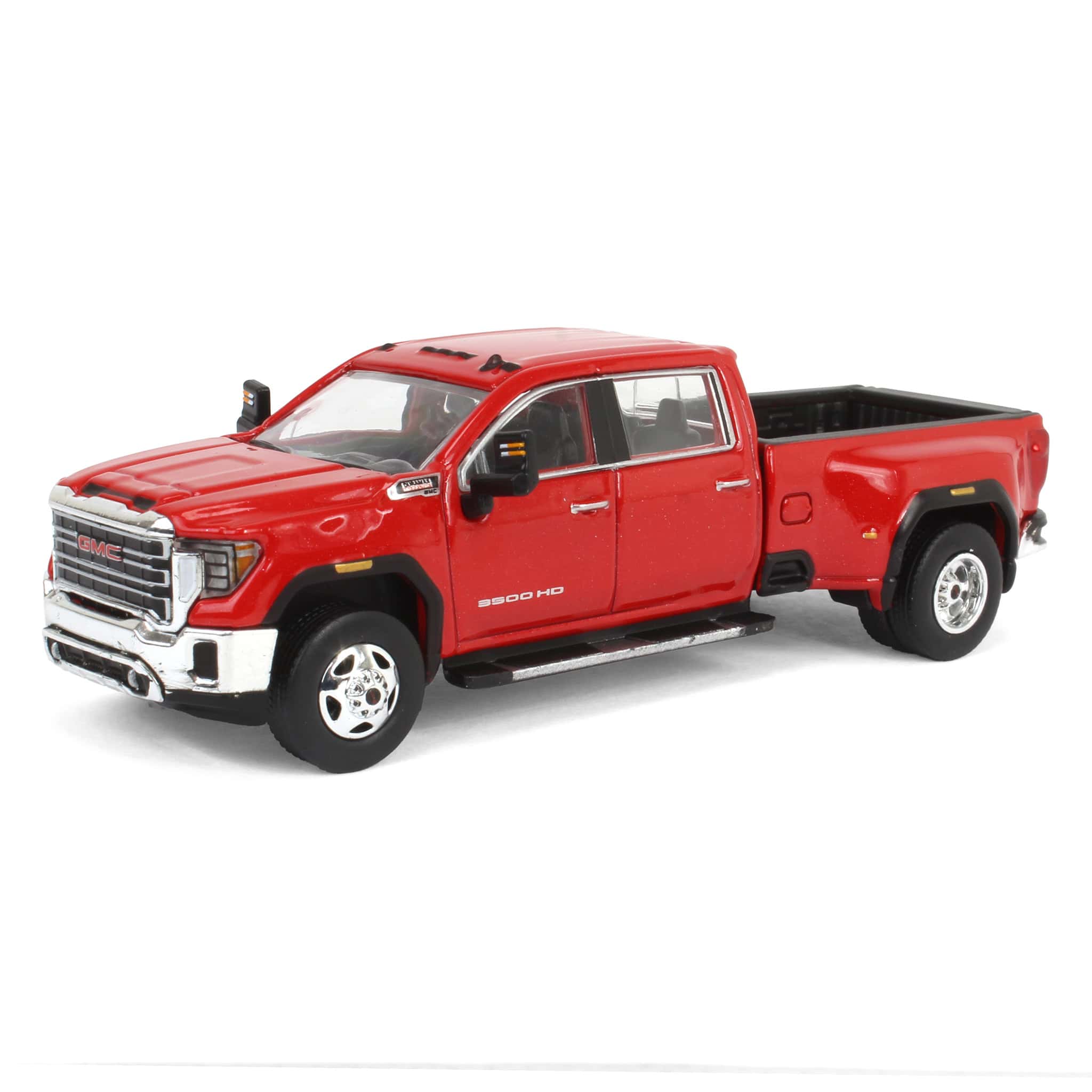 1/64 2022 GMC Sierra 3500HD Pro Dually, Cayenne Red, Karson Diecast Exclusive