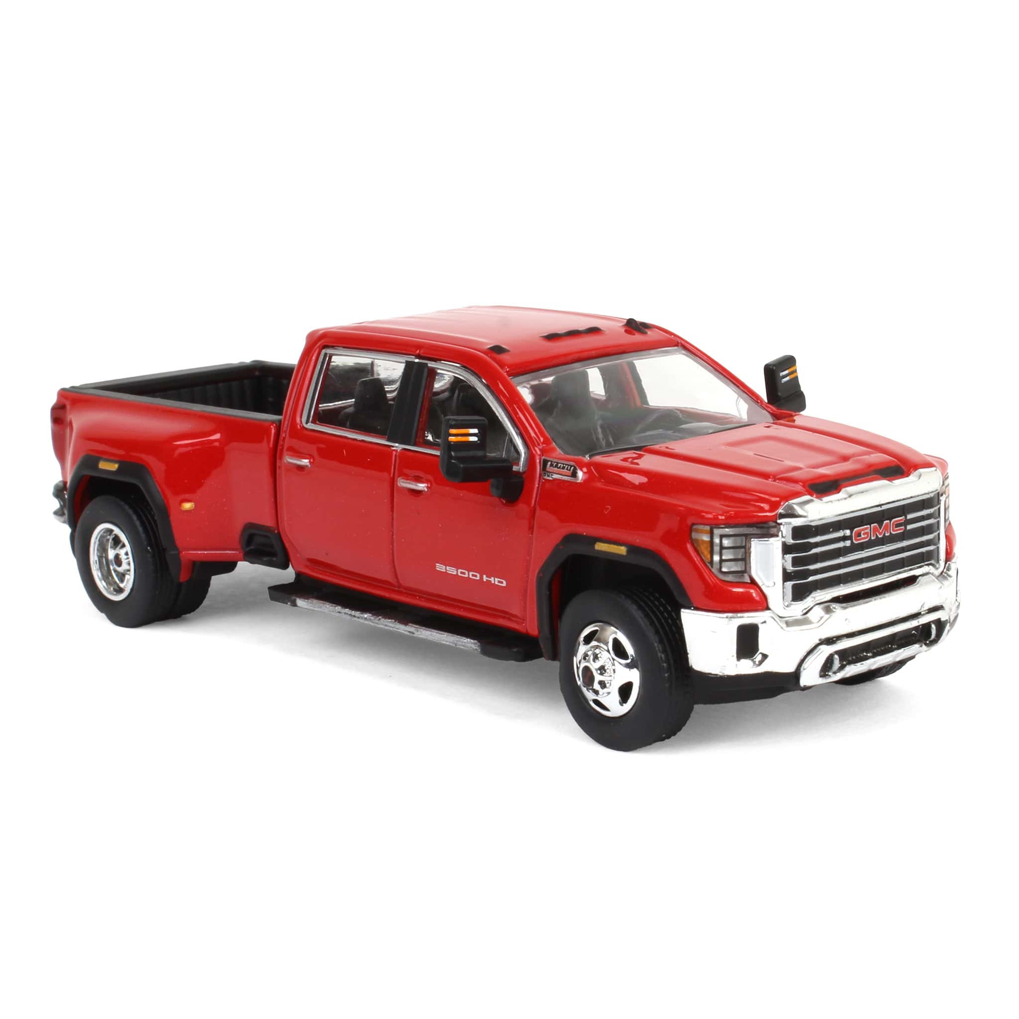 1/64 2022 GMC Sierra 3500HD Pro Dually, Cayenne Red, Karson Diecast Exclusive - Image 2