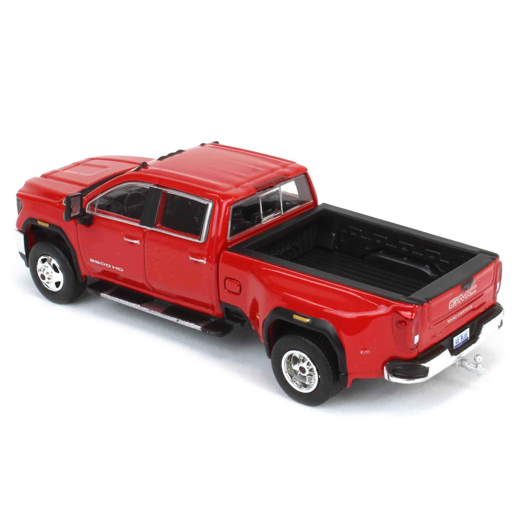 1/64 2022 GMC Sierra 3500HD Pro Dually, Cayenne Red, Karson Diecast Exclusive - Image 4