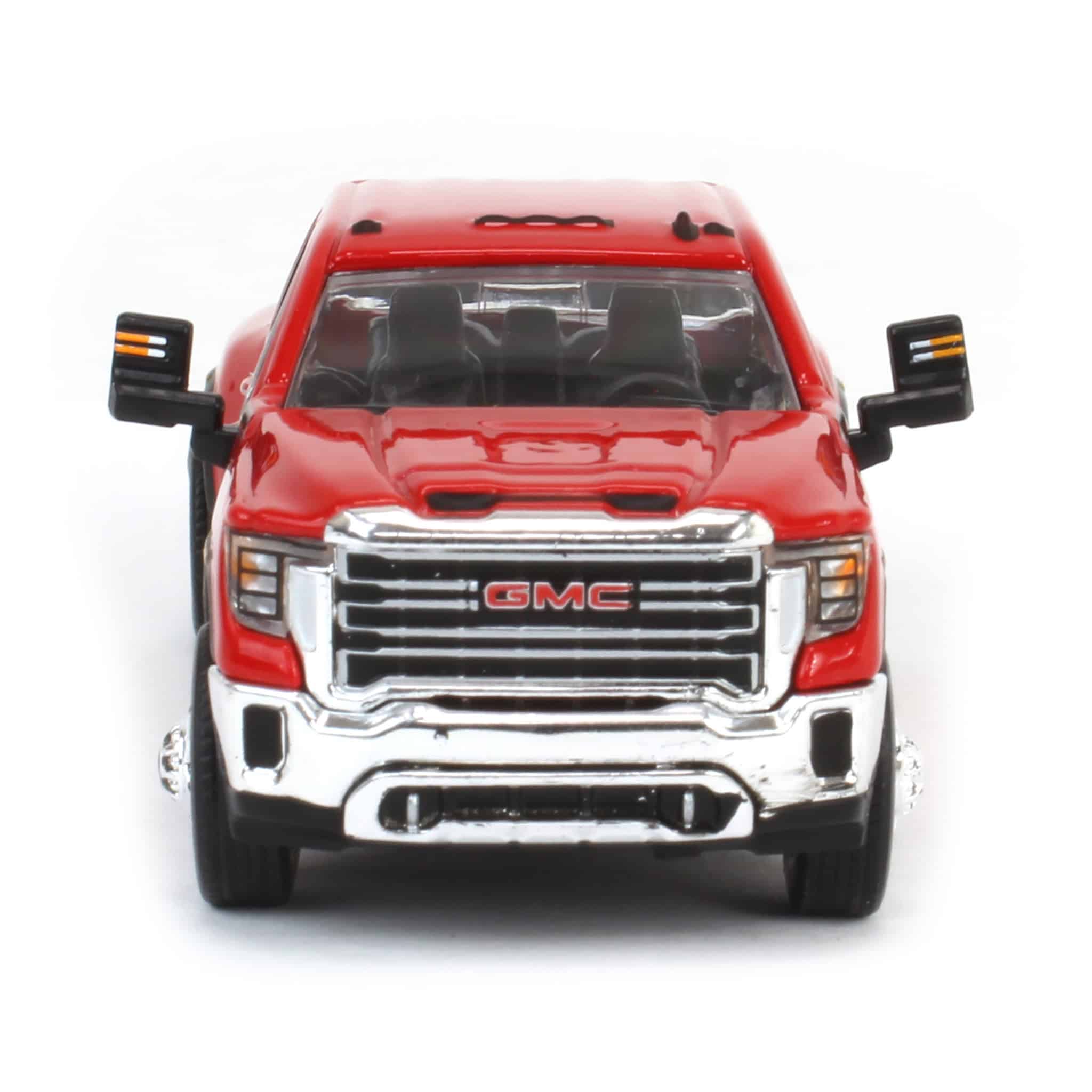 1/64 2022 GMC Sierra 3500HD Pro Dually, Cayenne Red, Karson Diecast Exclusive - Image 6