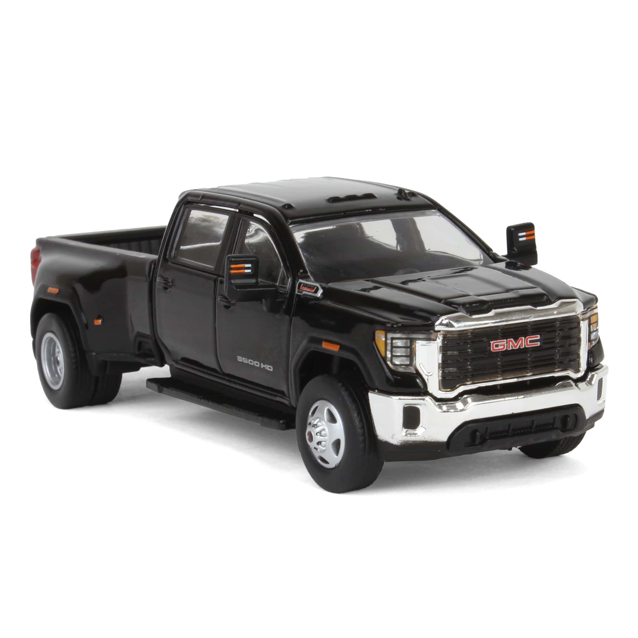 1/64 2022 GMC Sierra 3500HD Pro Dually, Onyx Black, Karson Diecast Exclusive - Image 2
