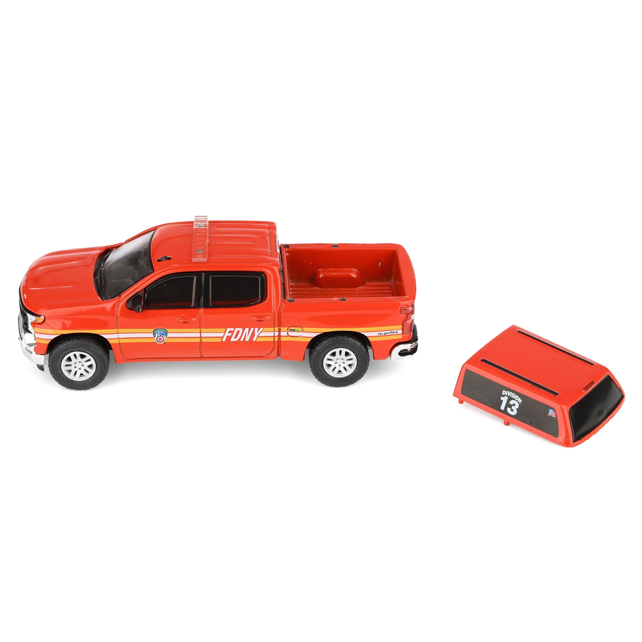 1/64 2023 Chevrolet Silverado, FDNY, Fire & Rescue Series 5 - Image 5