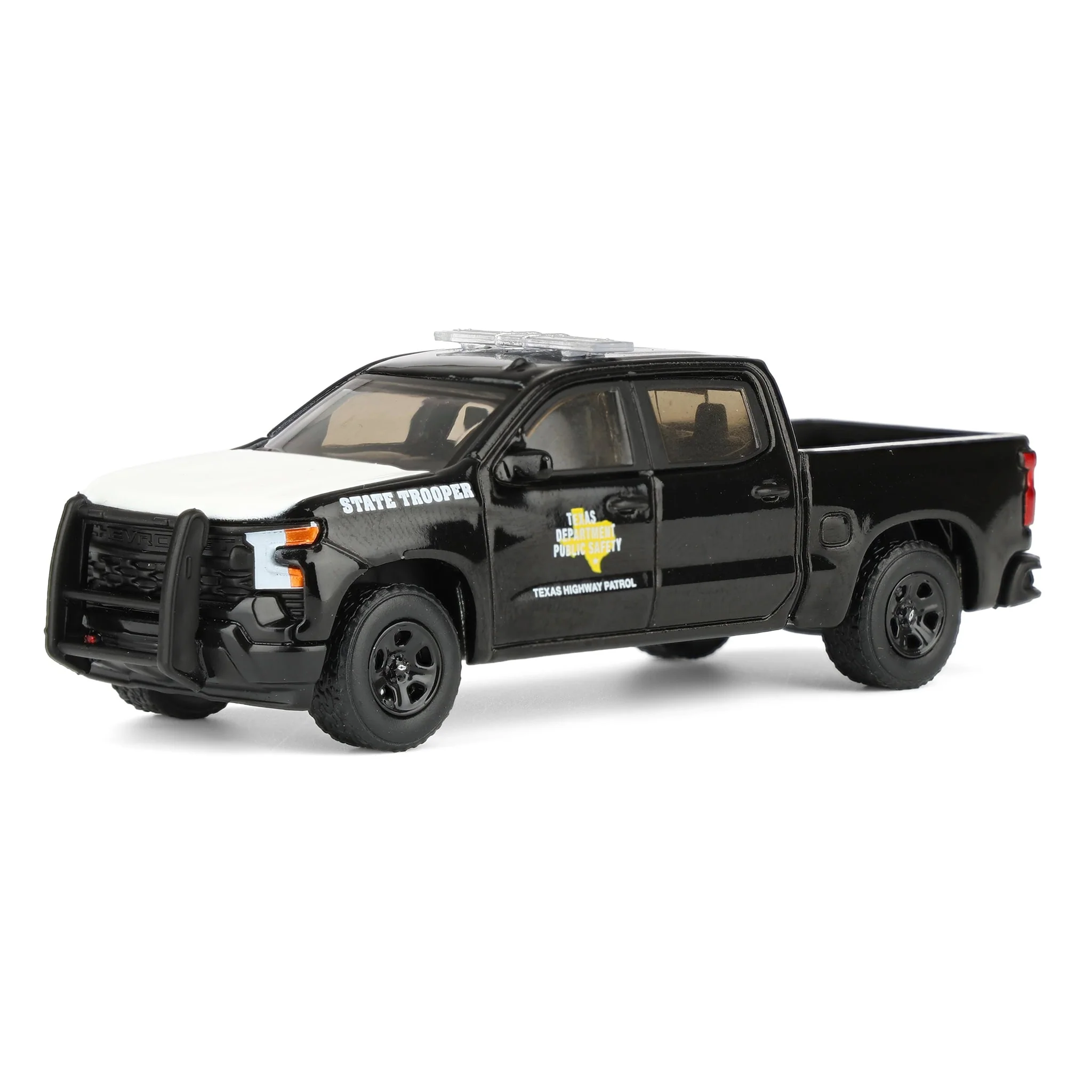 1/64 2023 Chevrolet Silverado Police Pickup Truck, Texas Department of Public Safety, Hobby Exclusive Hot Pursuit