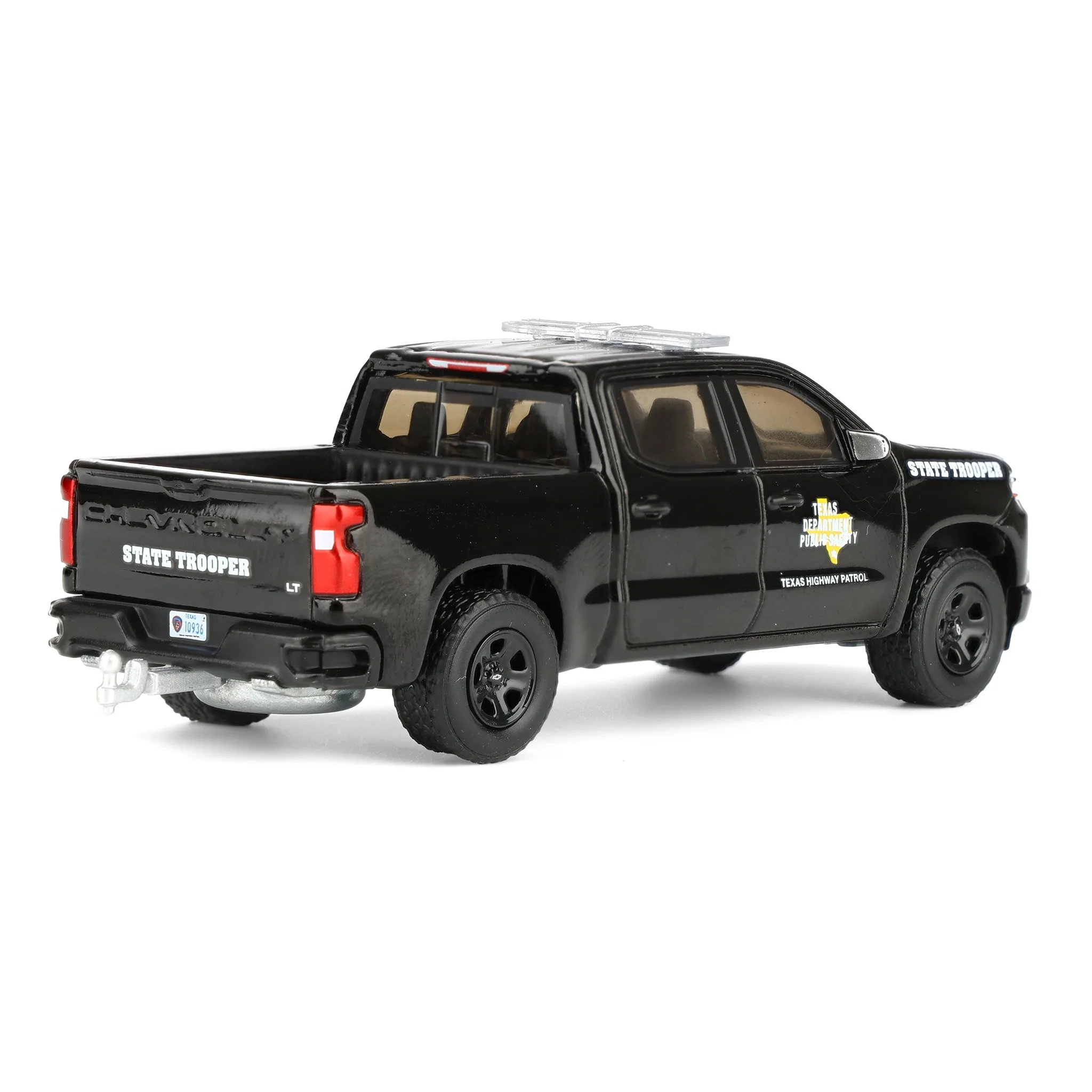 1/64 2023 Chevrolet Silverado Police Pickup Truck, Texas Department of Public Safety, Hobby Exclusive Hot Pursuit - Image 3