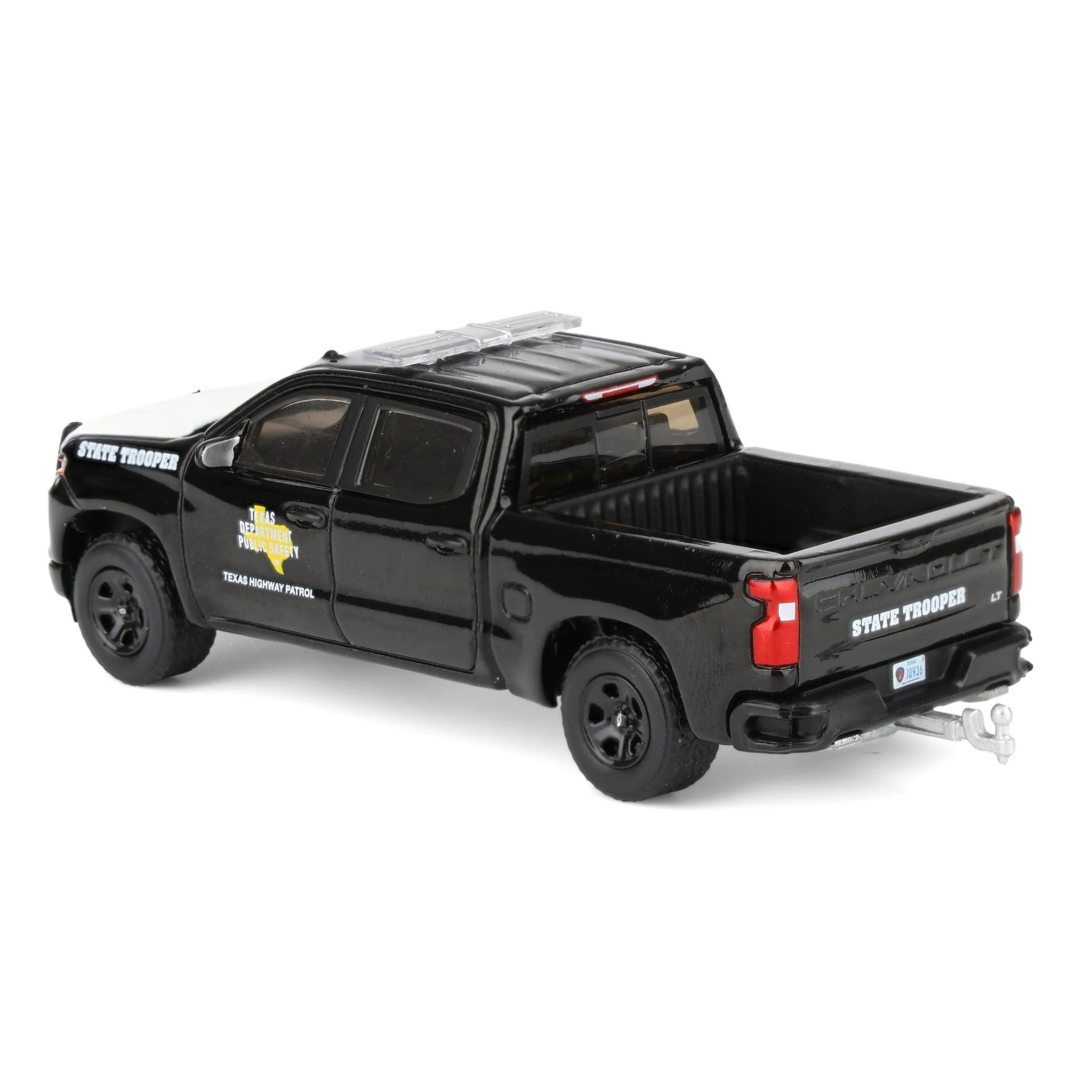 1/64 2023 Chevrolet Silverado Police Pickup Truck, Texas Department of Public Safety, Hobby Exclusive Hot Pursuit - Image 4