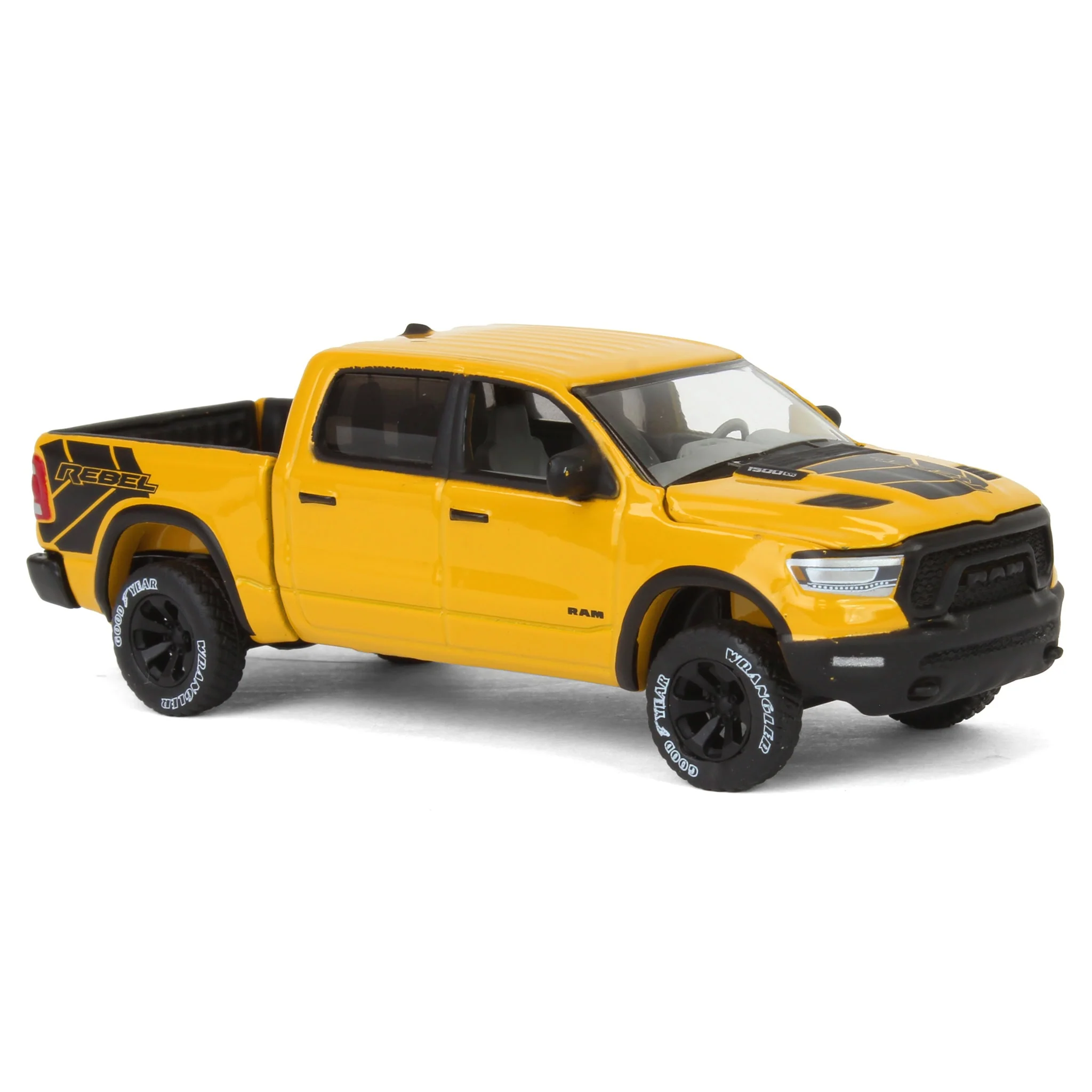 1/64 2023 Dodge Ram Rebel Havoc Edition, Baja Yellow, Auto World - Image 2