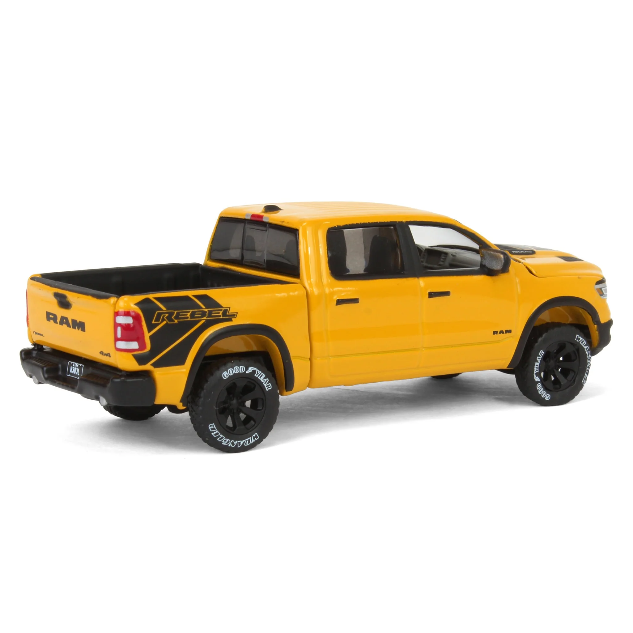 1/64 2023 Dodge Ram Rebel Havoc Edition, Baja Yellow, Auto World - Image 3