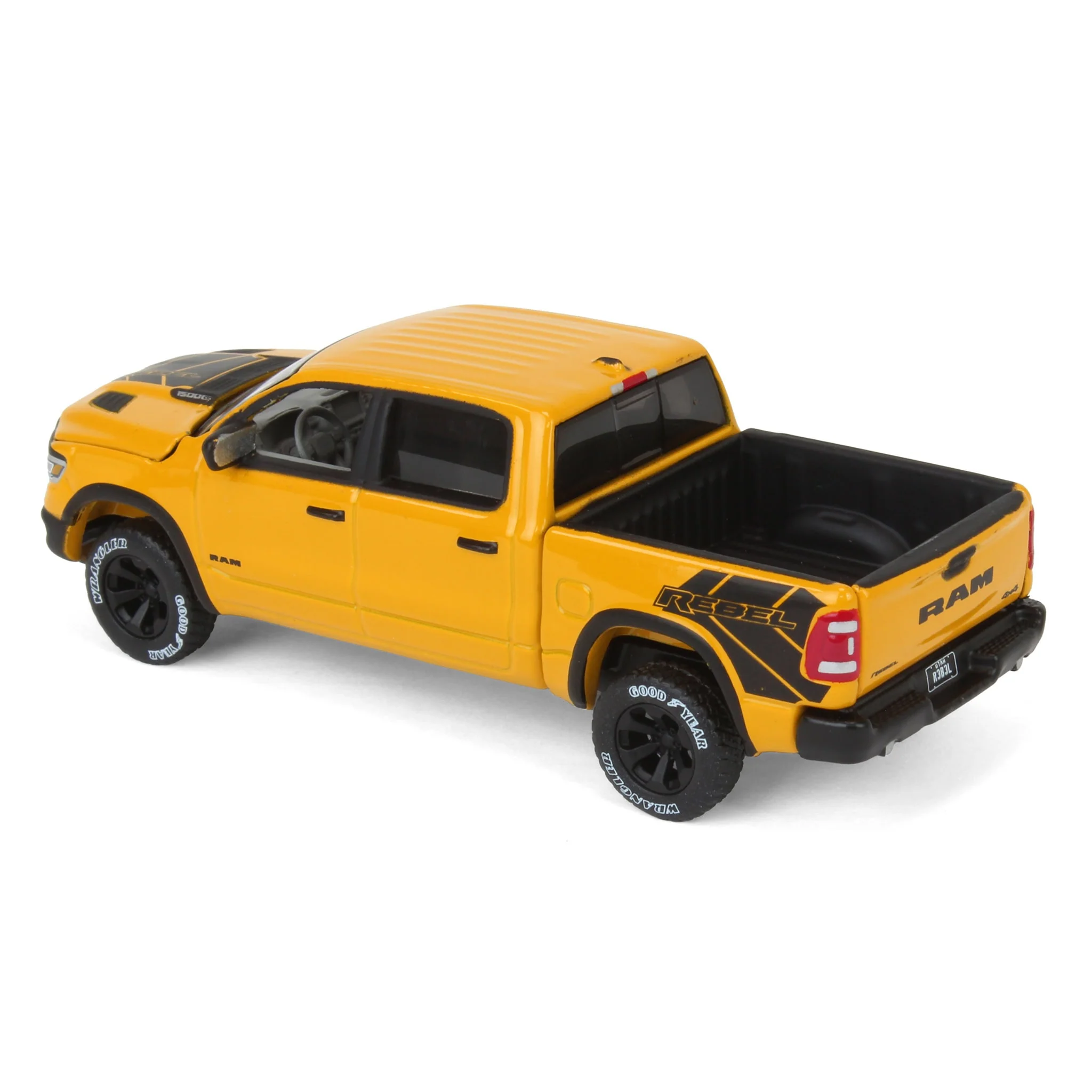 1/64 2023 Dodge Ram Rebel Havoc Edition, Baja Yellow, Auto World - Image 4