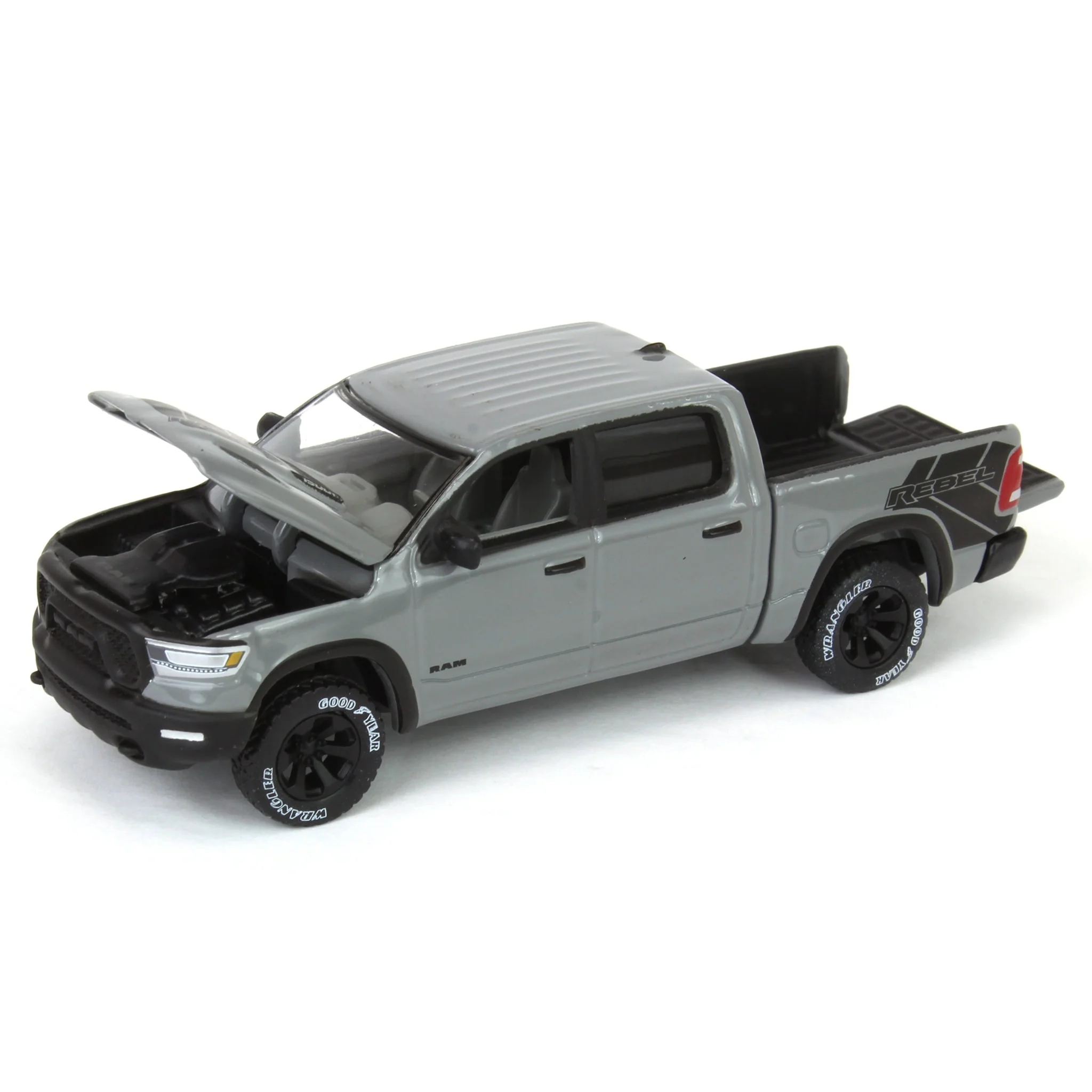 1/64 2023 Dodge Ram Rebel Lunar Edition, Gray, Auto World - Image 5