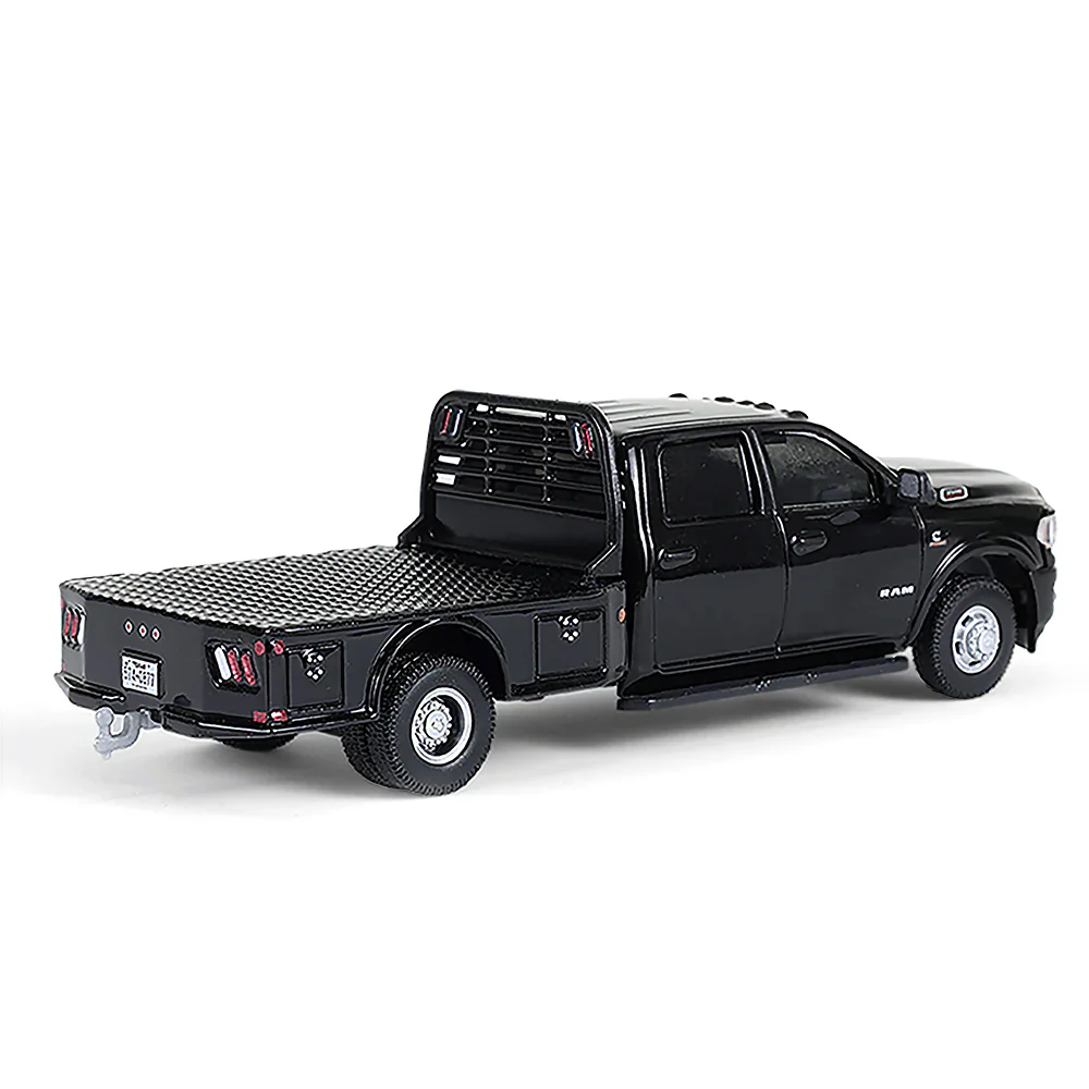 1/64 2023 Ram 3500 Dually Flatbed, Black, Dually Drivers Series 16 - Image 2