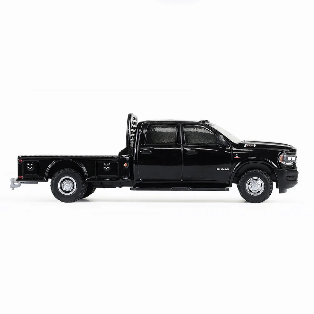1/64 2023 Ram 3500 Dually Flatbed, Black, Dually Drivers Series 16 - Image 3