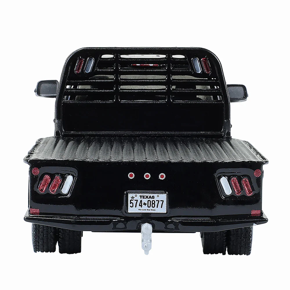 1/64 2023 Ram 3500 Dually Flatbed, Black, Dually Drivers Series 16 - Image 4