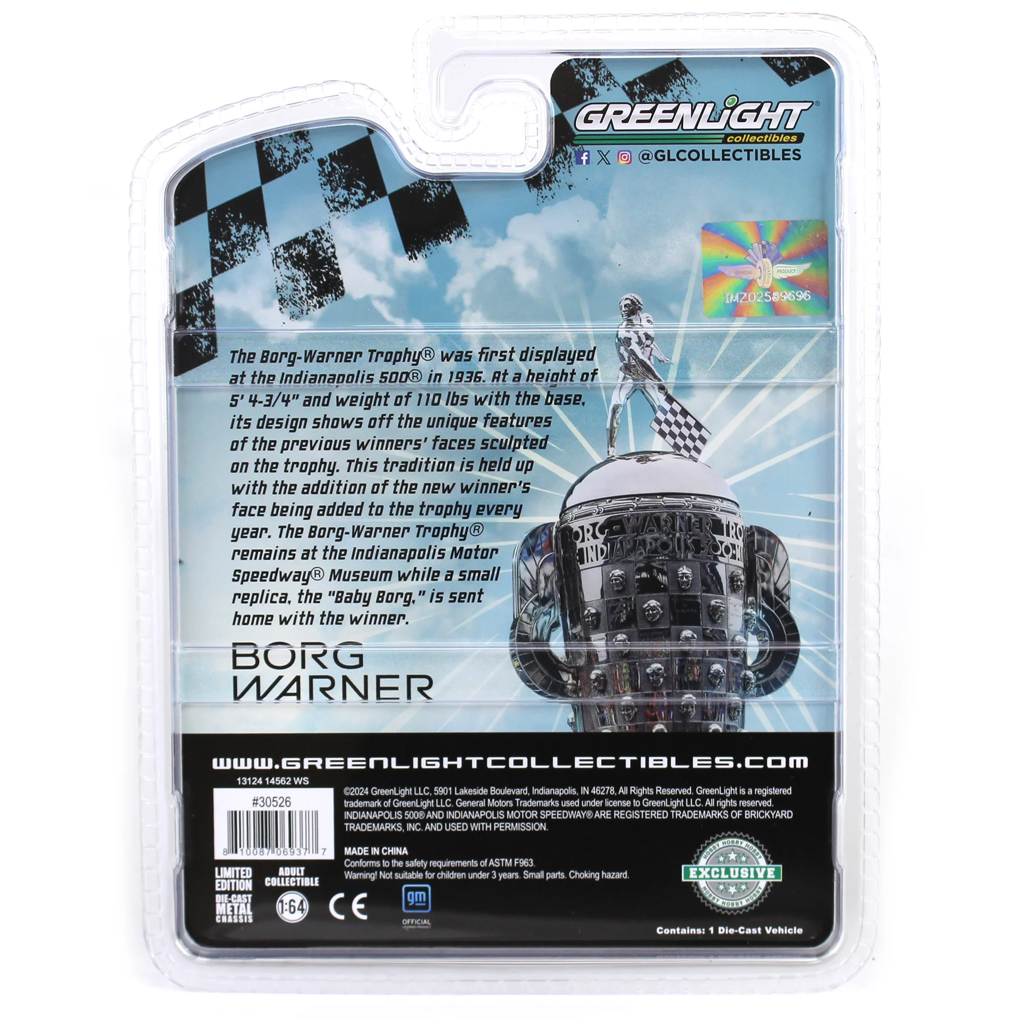 1/64 2024 Chevrolet Corvette Stingray, Borg Warner Trophy Special Edition, Only 1,008 Made - Image 7