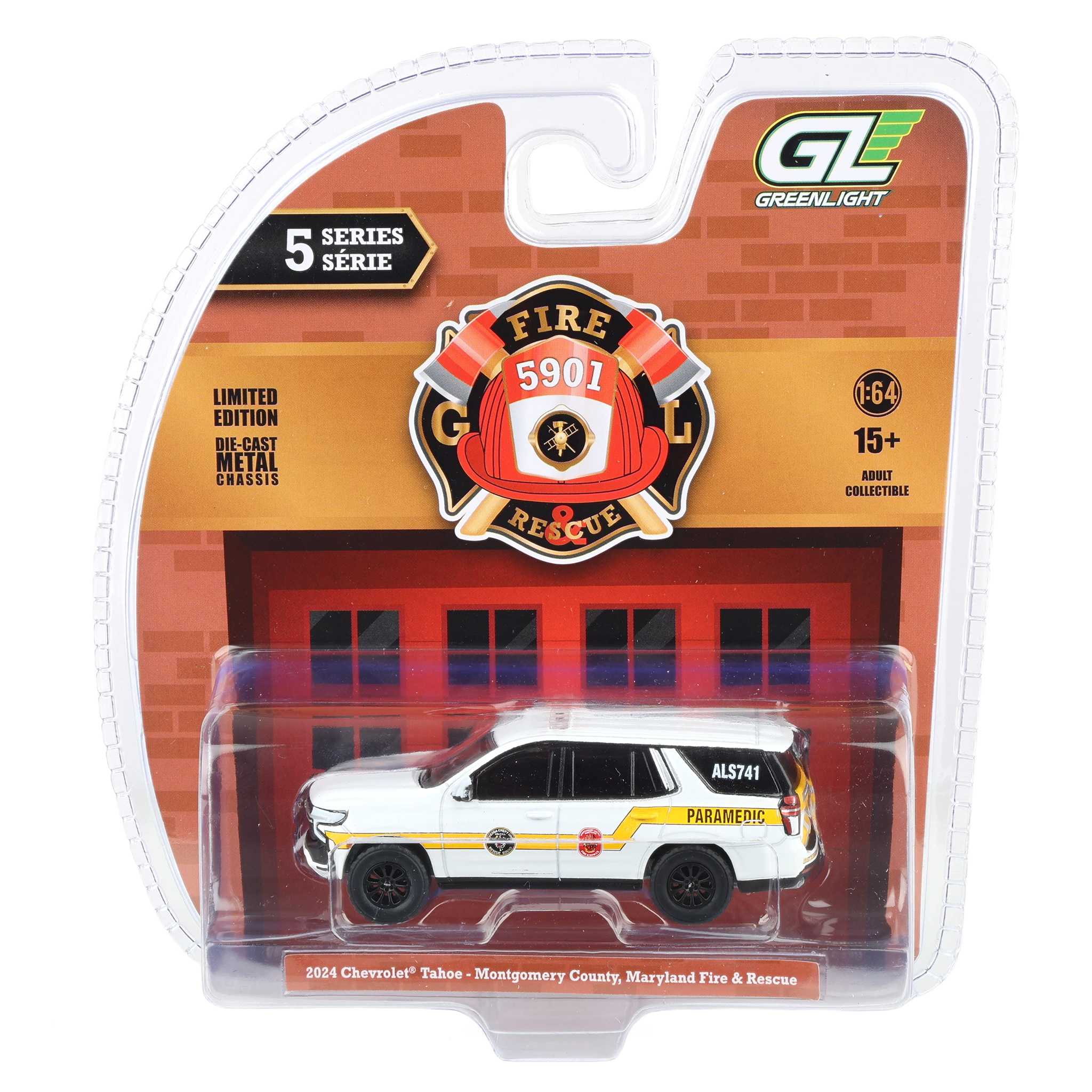 1/64 2024 Chevrolet Tahoe, Bethesda, Maryland Bethesda-Chevy Chase Rescue Squad, Fire & Rescue Series 5 - Image 6