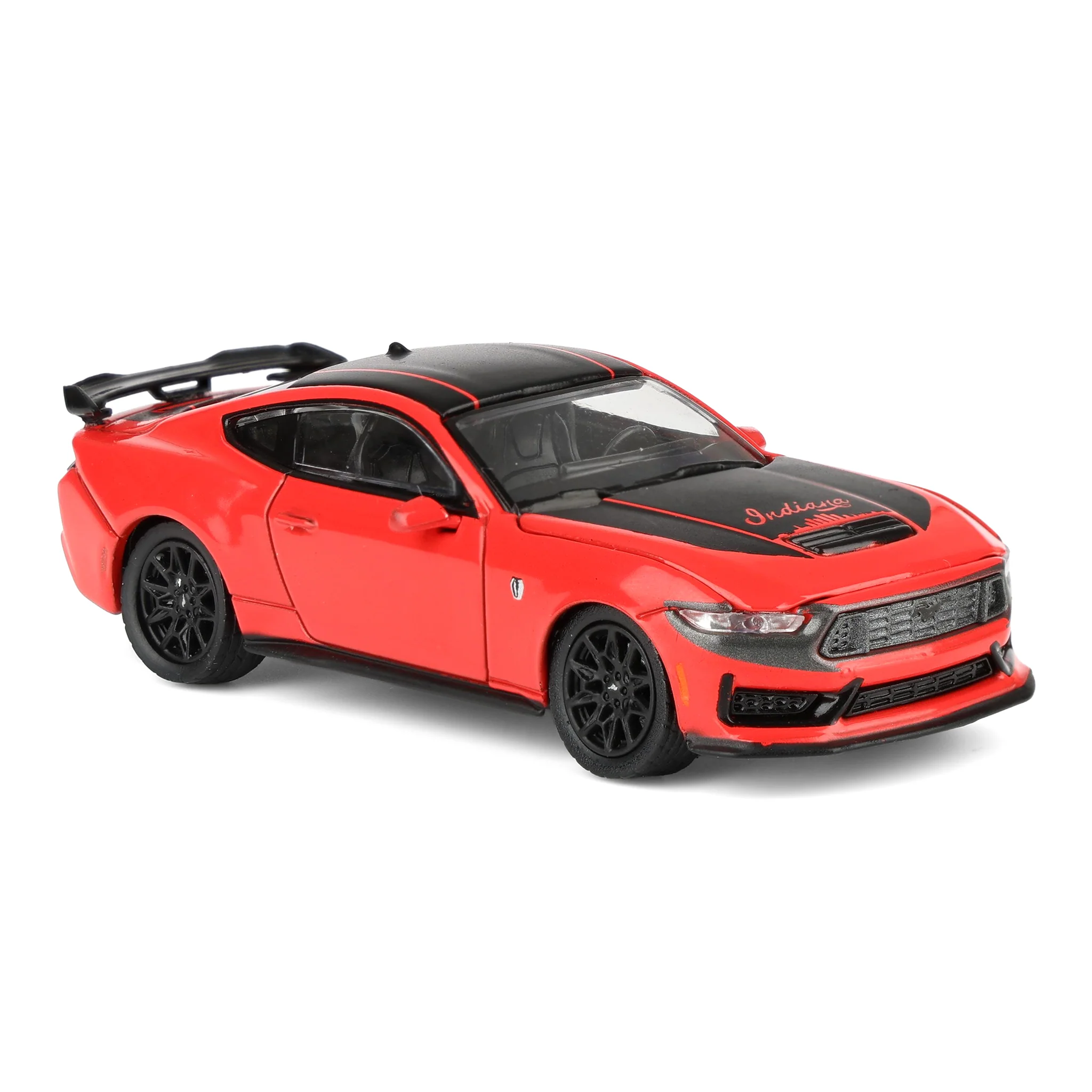 1/64 2024 Ford Mustang Dark Horse, Red with Indiana Stripe, 2025 GreenLight Waltersons Product Expo Exclusive - Image 2