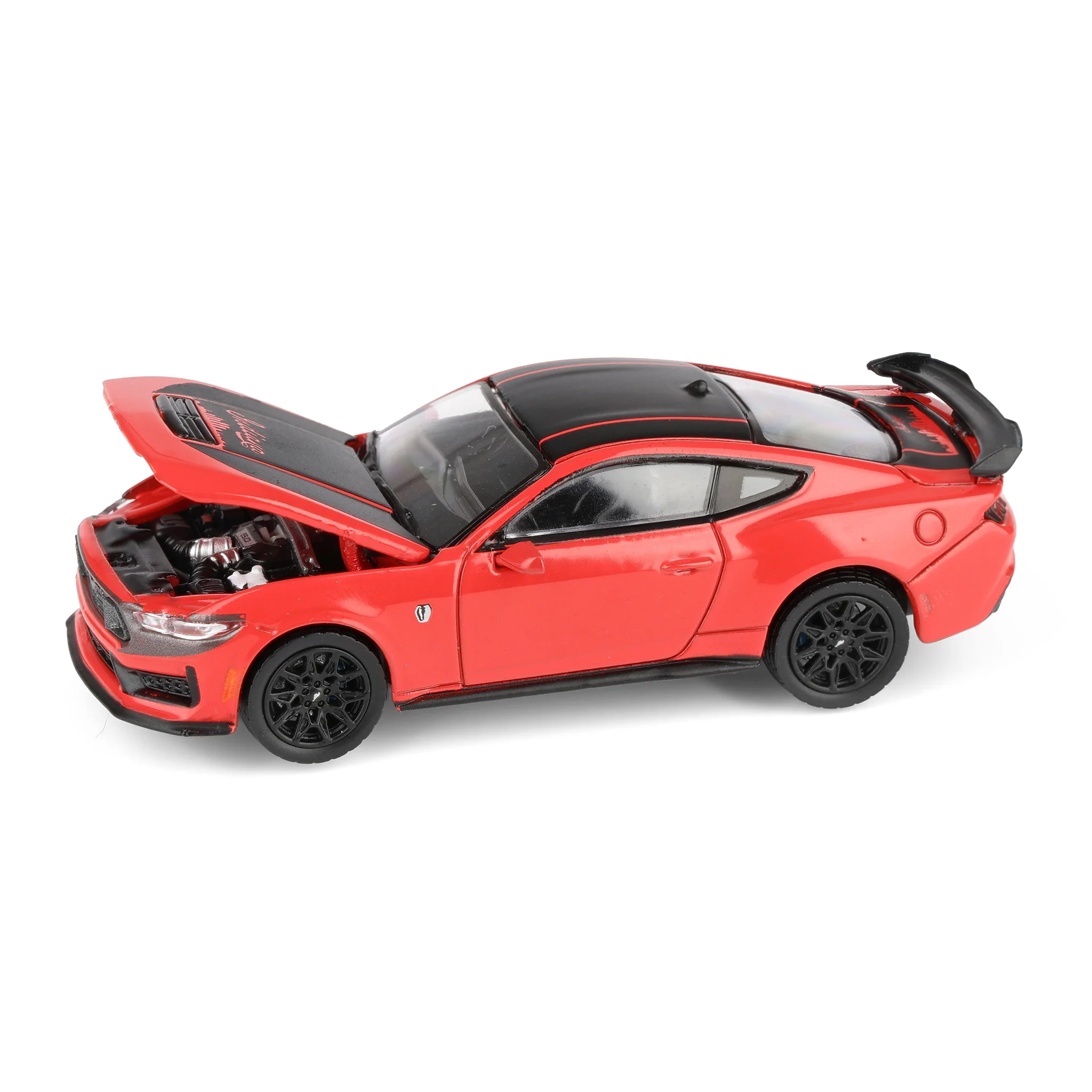 1/64 2024 Ford Mustang Dark Horse, Red with Indiana Stripe, 2025 GreenLight Waltersons Product Expo Exclusive - Image 5