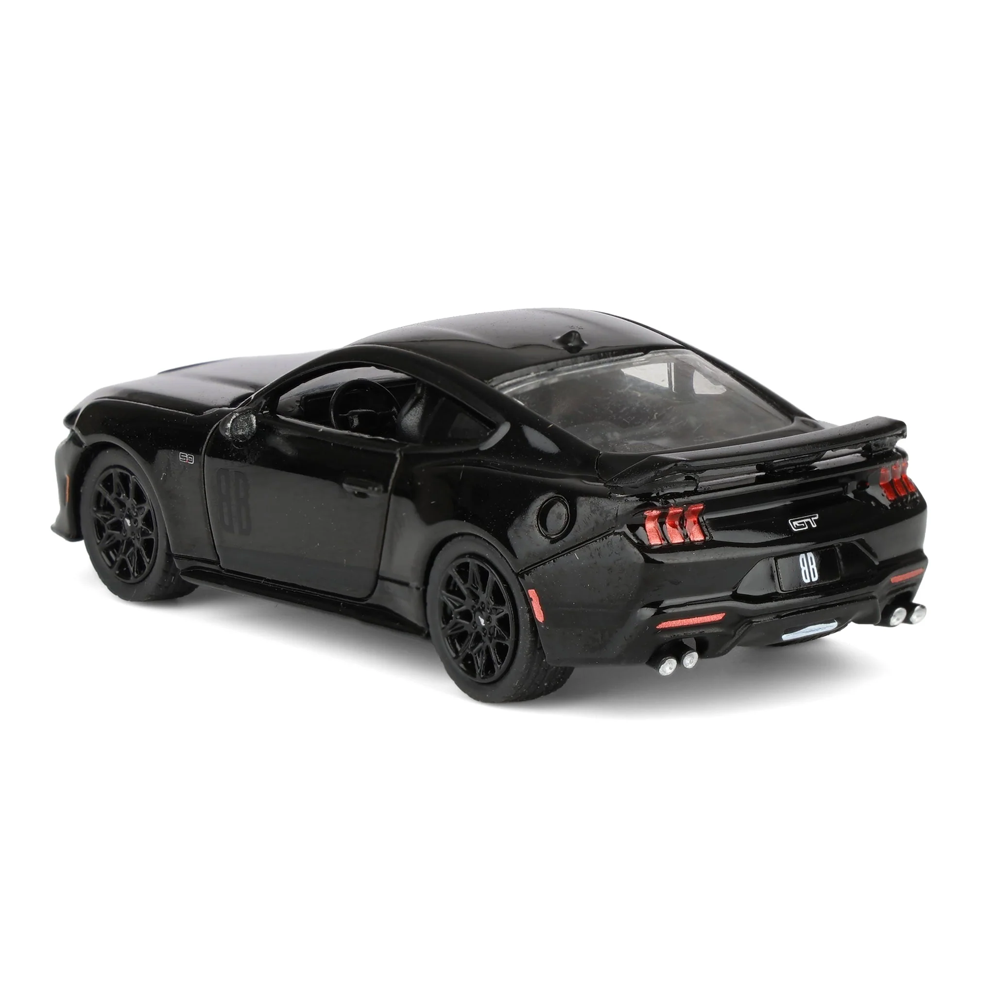1/64 2024 Ford Mustang Gen 7 5650 GT Coupe, Black Bandit Series 30 - Image 4