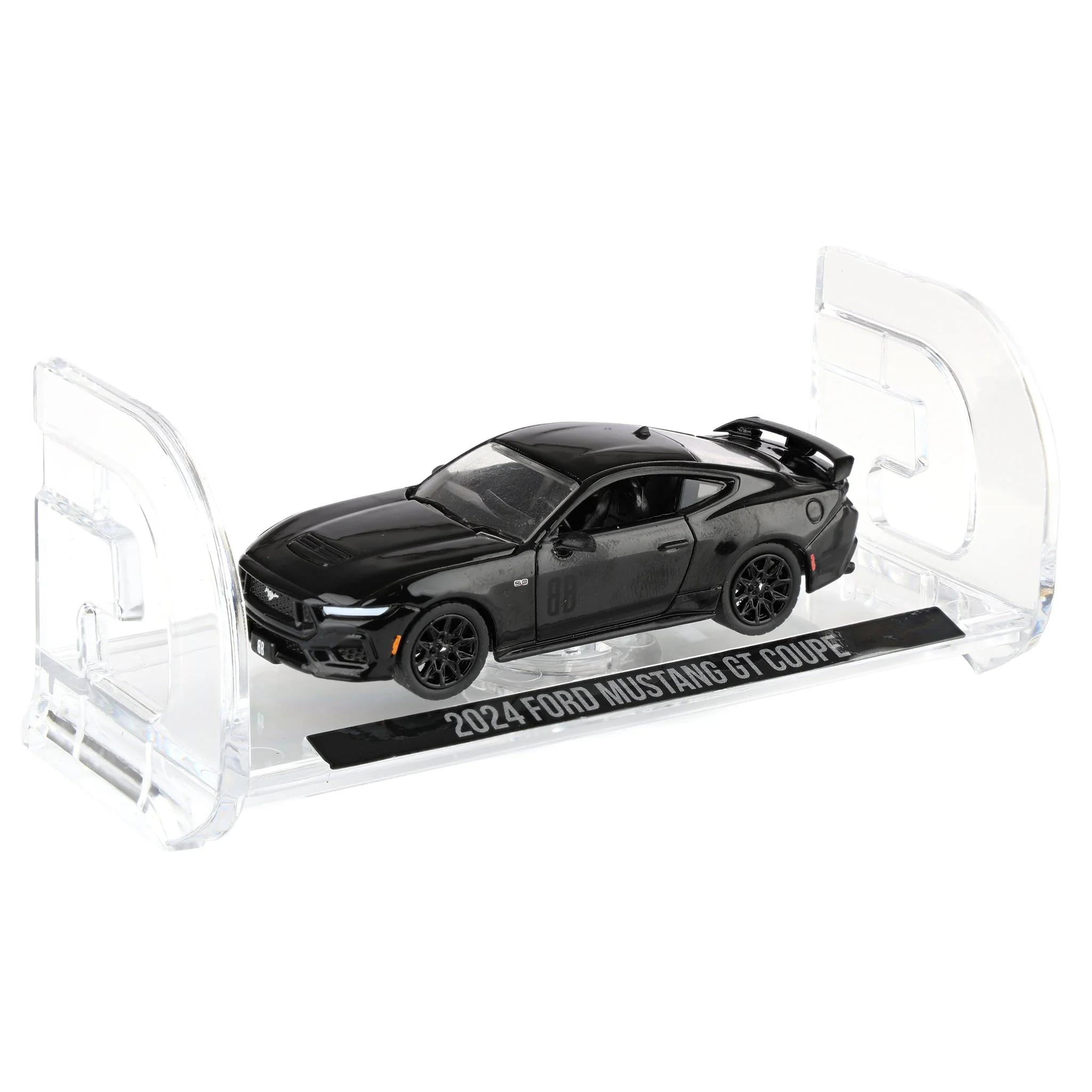 1/64 2024 Ford Mustang Gen 7 5650 GT Coupe, Black Bandit Series 30 - Image 6