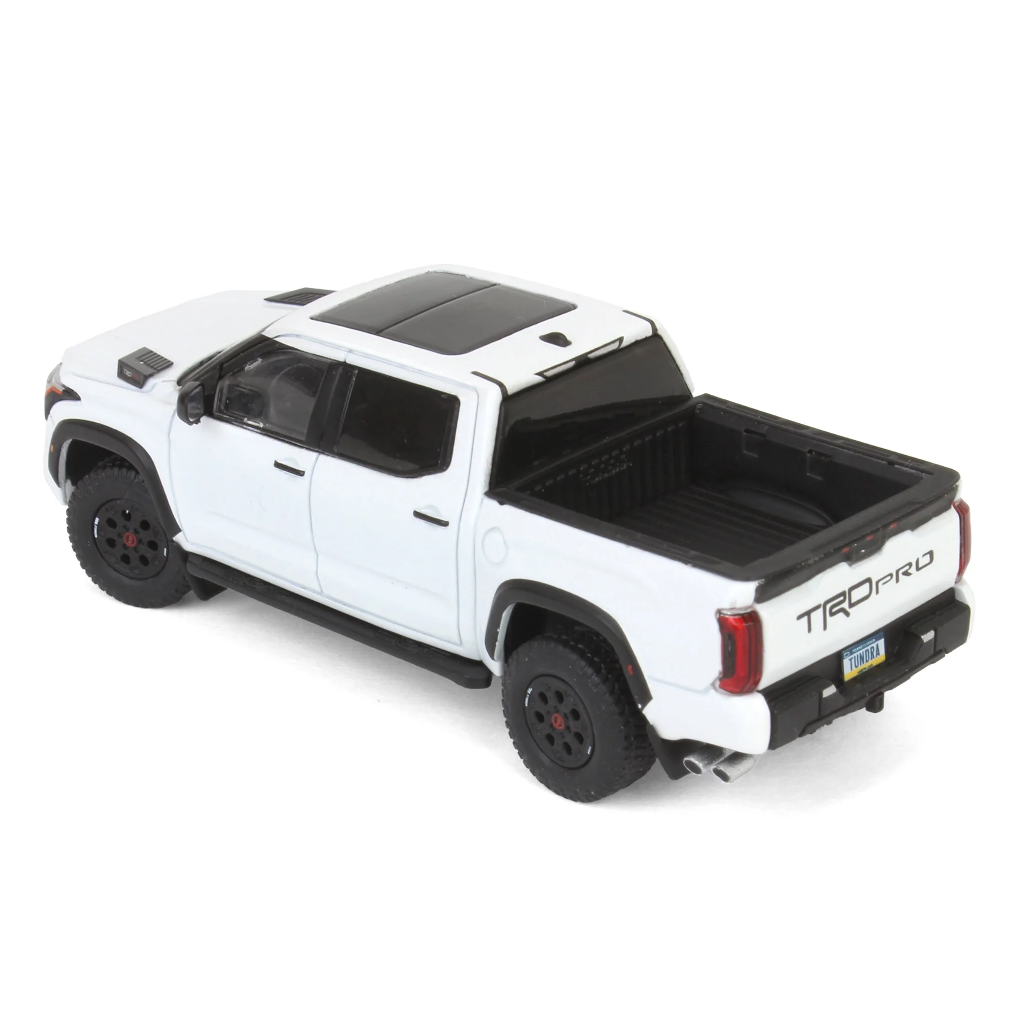1/64 2024 Toyota Tundra TRD Pro White, GCD, Dealer Exclusive - Image 4