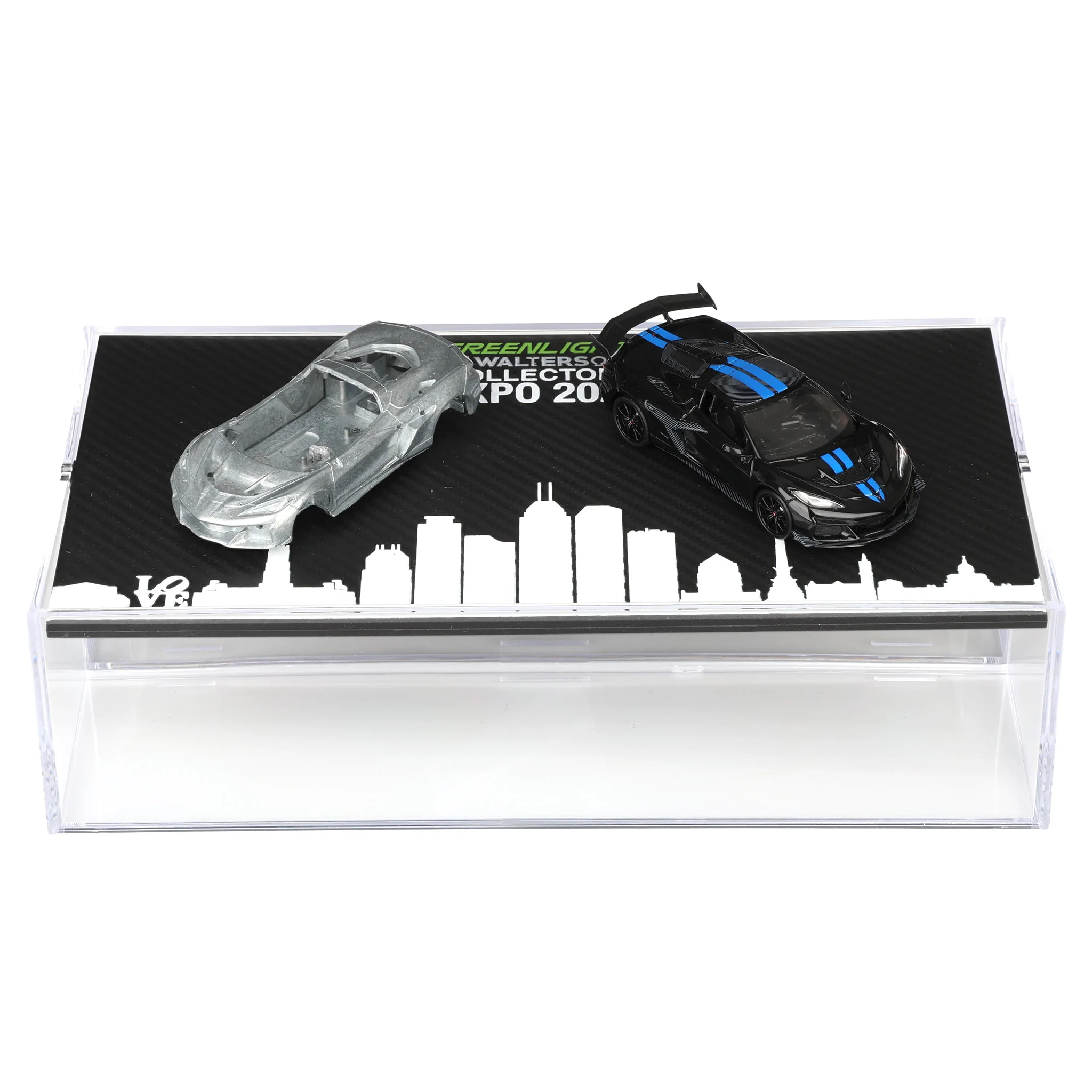 1/64 2025 Chevrolet Corvette C8 ZR1 Raw Casting Dual Pack, 2025 GreenLight Waltersons Product Expo Dinner Exclusive - Image 4