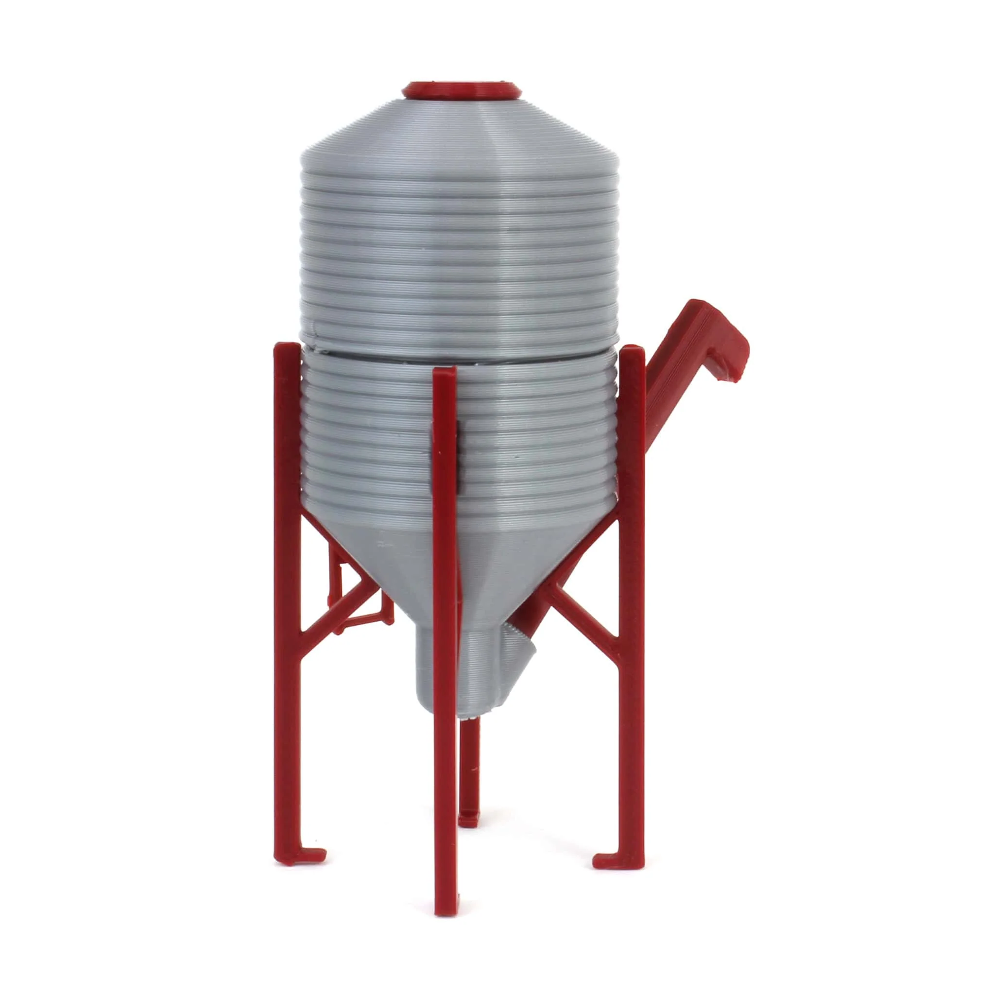 1/64 3D Printed Grain Hopper with Auger & Ladders, 3in High - Image 3