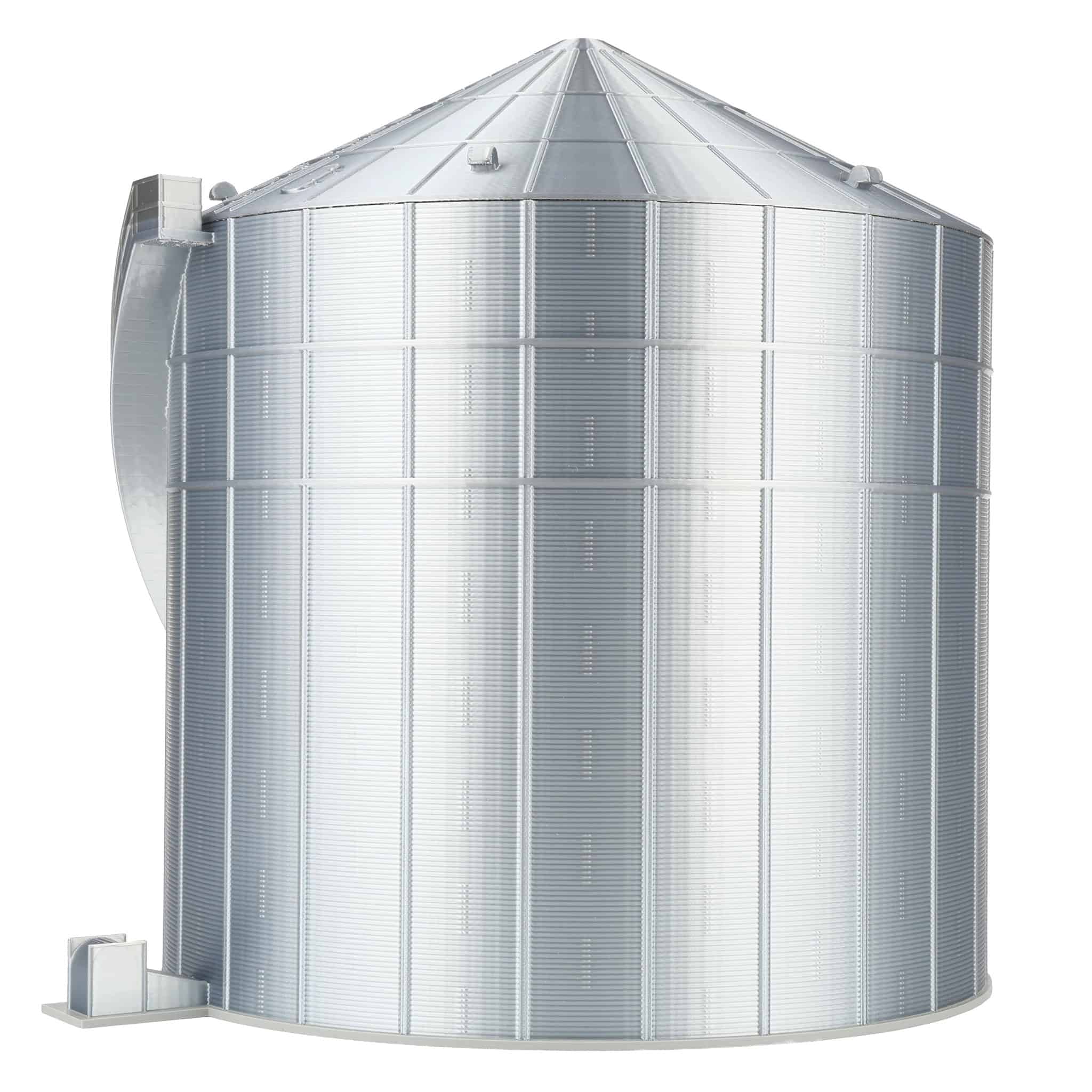 1/64 40-50K Bushel Grain Bin with Stairs & Centrifugal Fan by REVD Toys, 3D Printed - Image 4