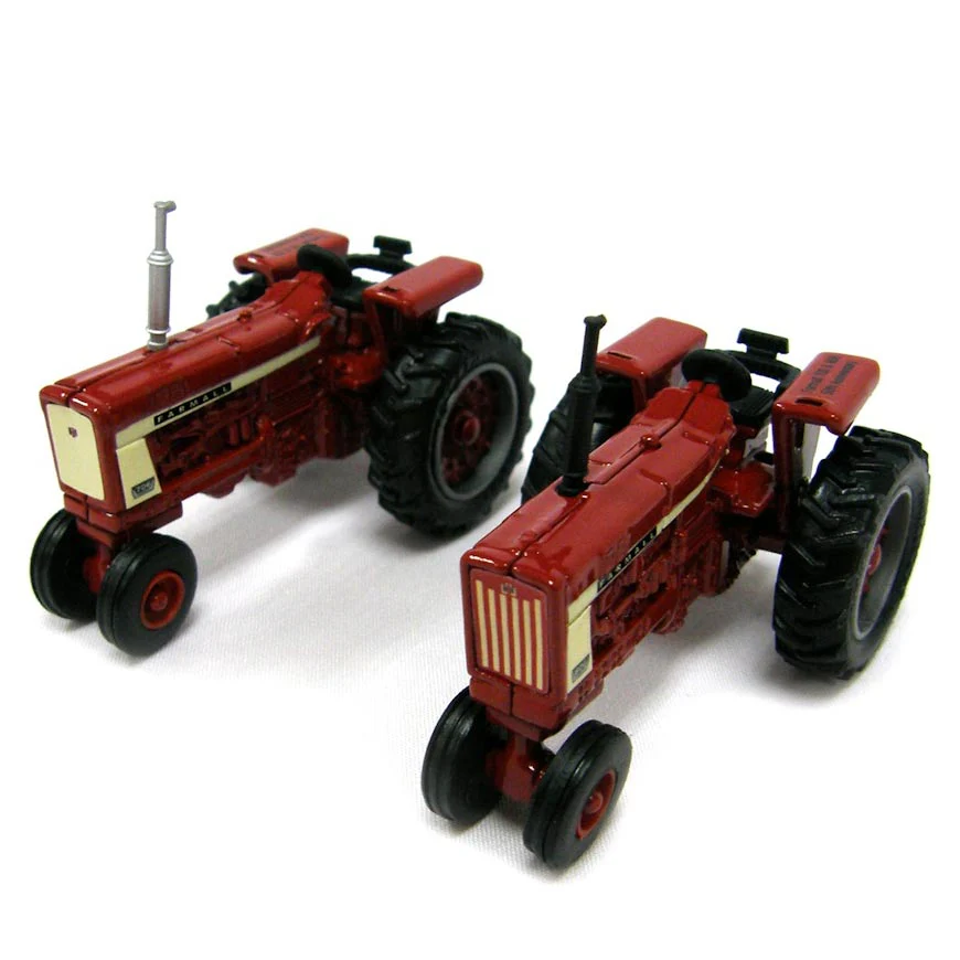 1/64 50th Anniversary IH Farmall 706 & 806 2 Piece Set by ERTL - Image 2