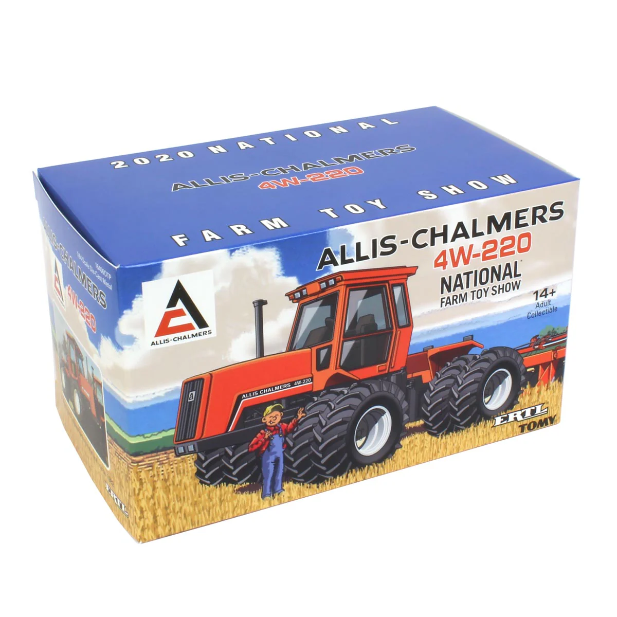 1/64 Allis Chalmers 4W-220 Tractor with Duals by ERTL, 2020 National Farm Toy Show Limited Edition - Image 8