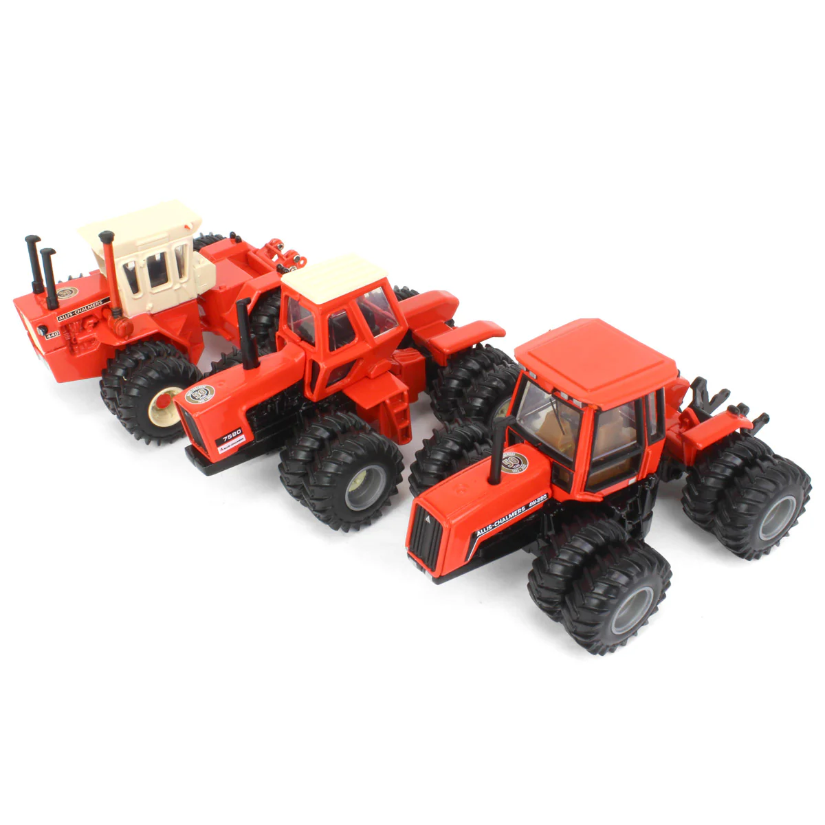 1/64 Allis Chalmers 50th Anniversary 4WD Tractor Set with 440, 7580 & 4W-220 by ERTL - Image 5