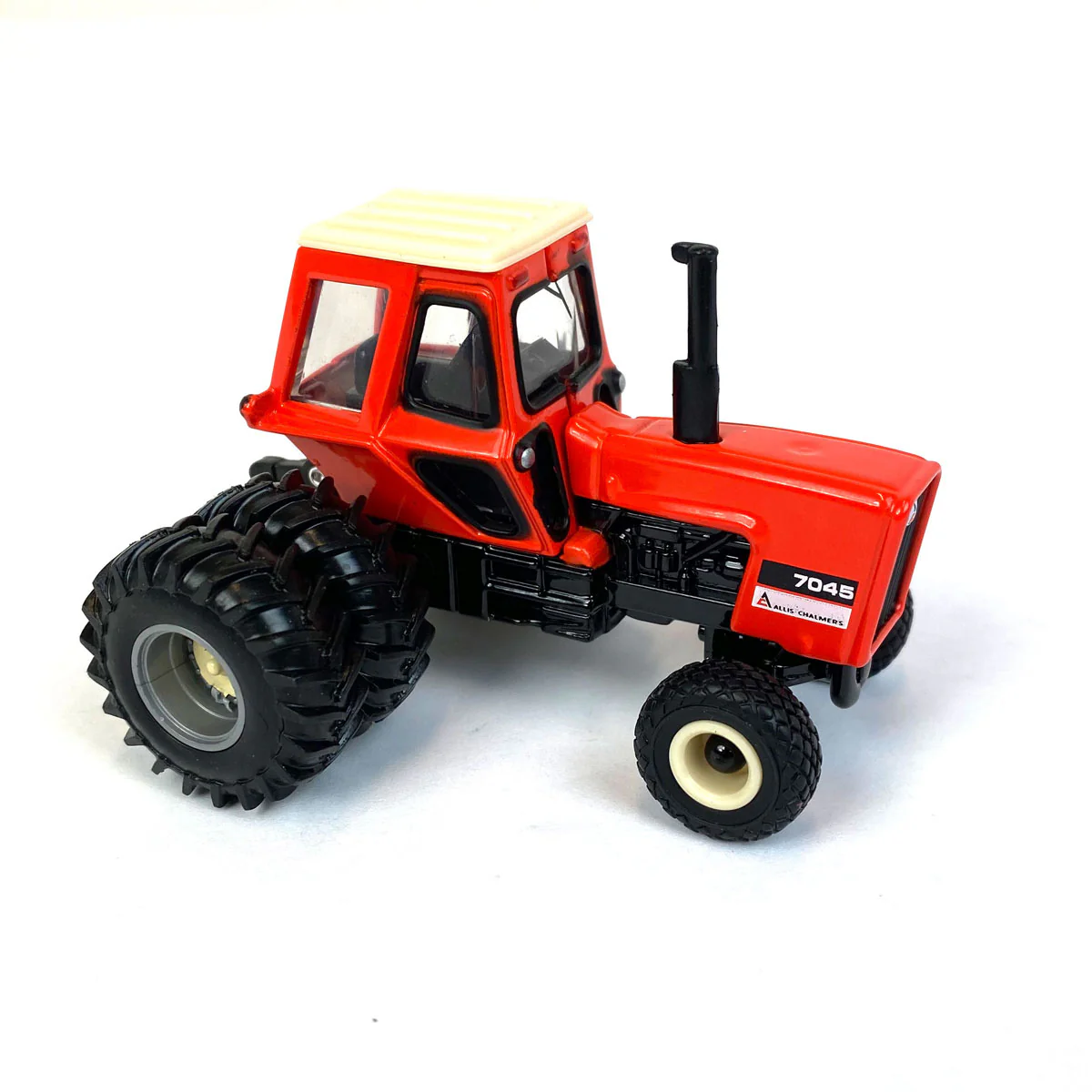 1/64 Allis Chalmers 7045 Tractor with Cab, Rear Duals & Diamond Tread Front Tires by ERTL, Limited Production - Image 2