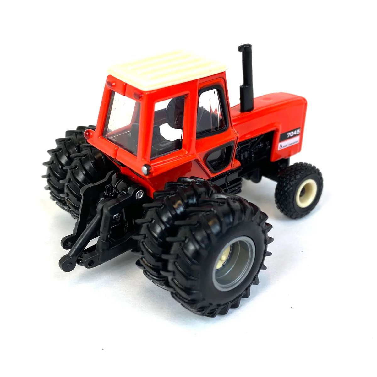 1/64 Allis Chalmers 7045 Tractor with Cab, Rear Duals & Diamond Tread Front Tires by ERTL, Limited Production - Image 3