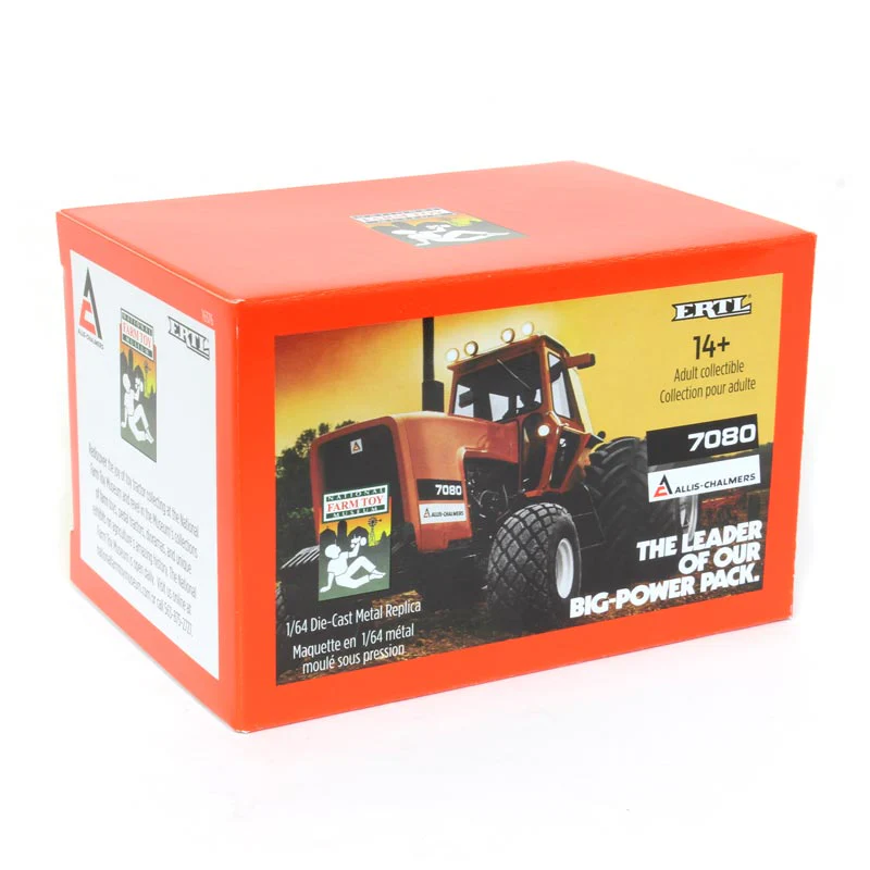 1/64 Allis Chalmers 7080 Tractor with Rear Duals by ERTL, 2018 National Farm Toy Museum - Image 6