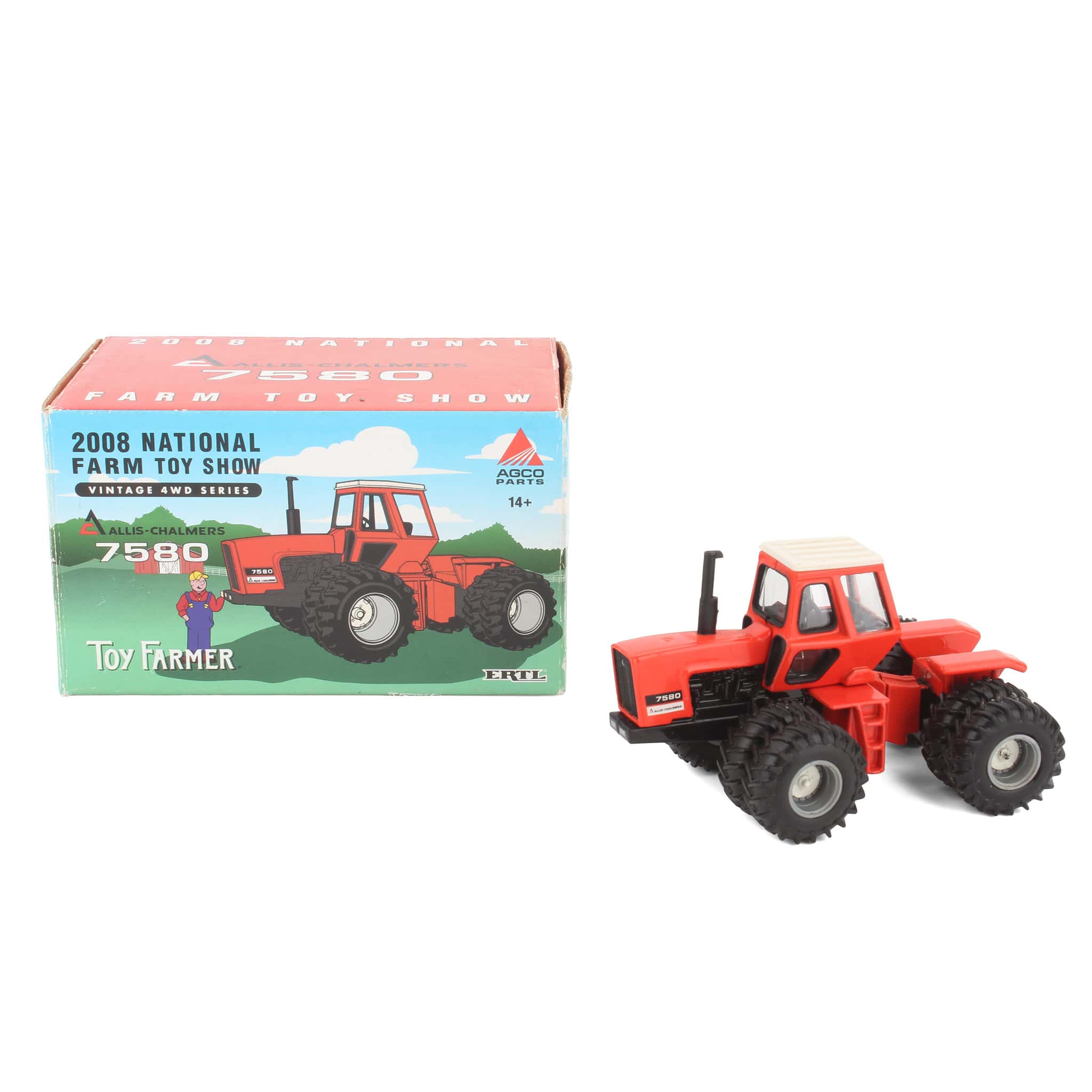 1/64 Allis Chalmers 7580 Tractor, 2008 National Farm Toy Show