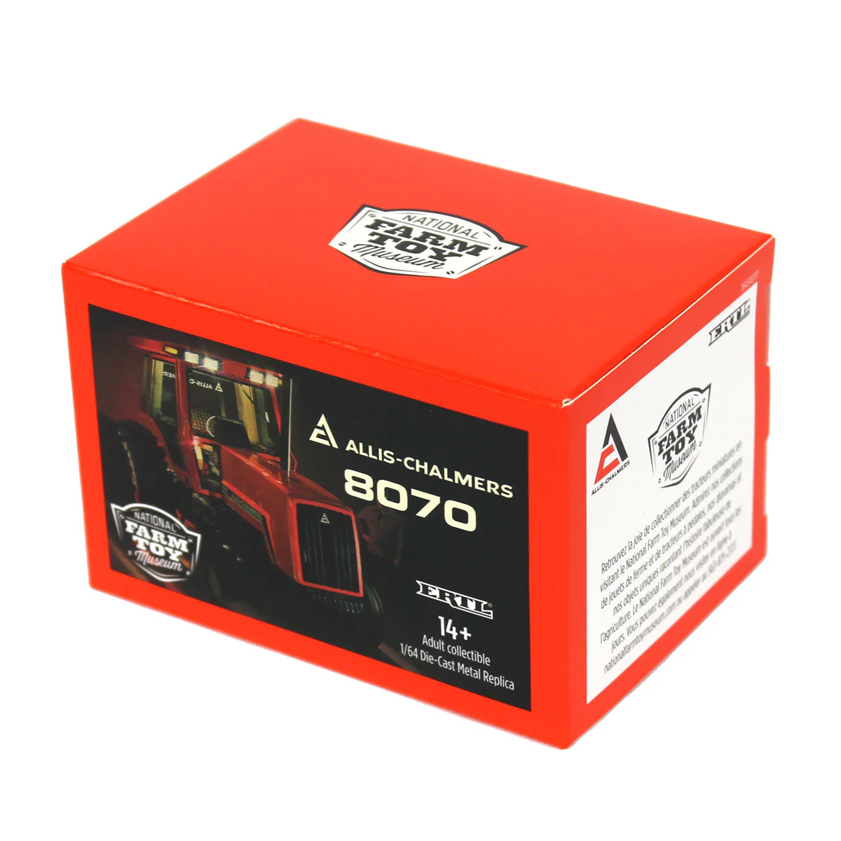 1/64 Allis Chalmers 8070 MFD Tractor by ERTL, 2022 National Farm Toy Museum Collector's Edition - Image 6