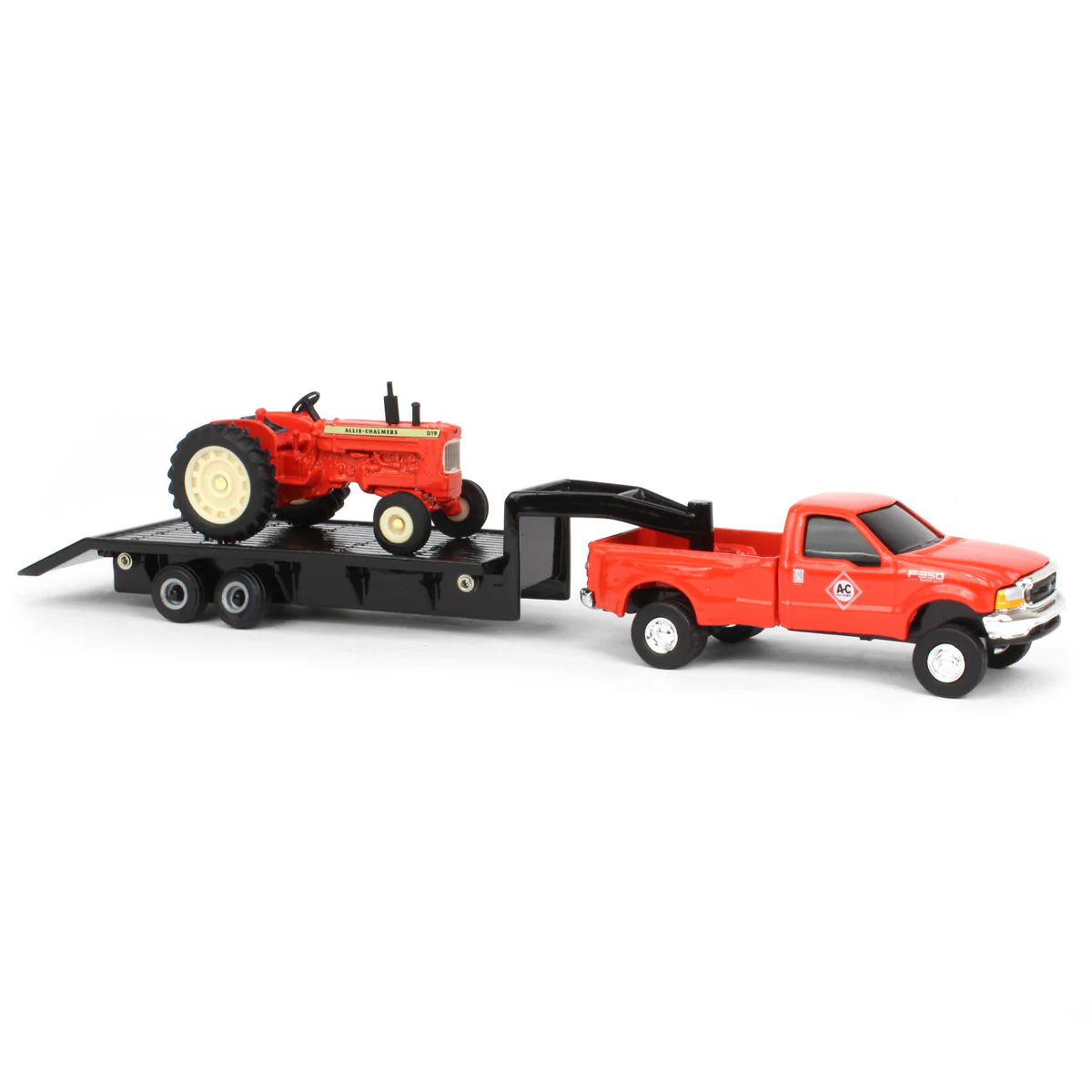 1/64 Allis Chalmers D19 Tractor with Ford F-350 Pickup Truck & 5th Wheel Trailer by ERTL - Image 2