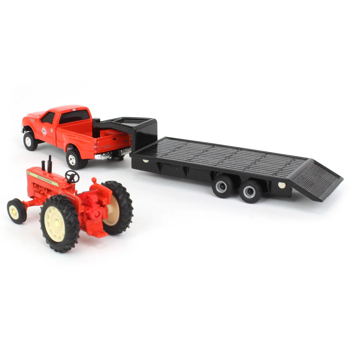 1/64 Allis Chalmers D19 Tractor with Ford F-350 Pickup Truck & 5th Wheel Trailer by ERTL - Image 5