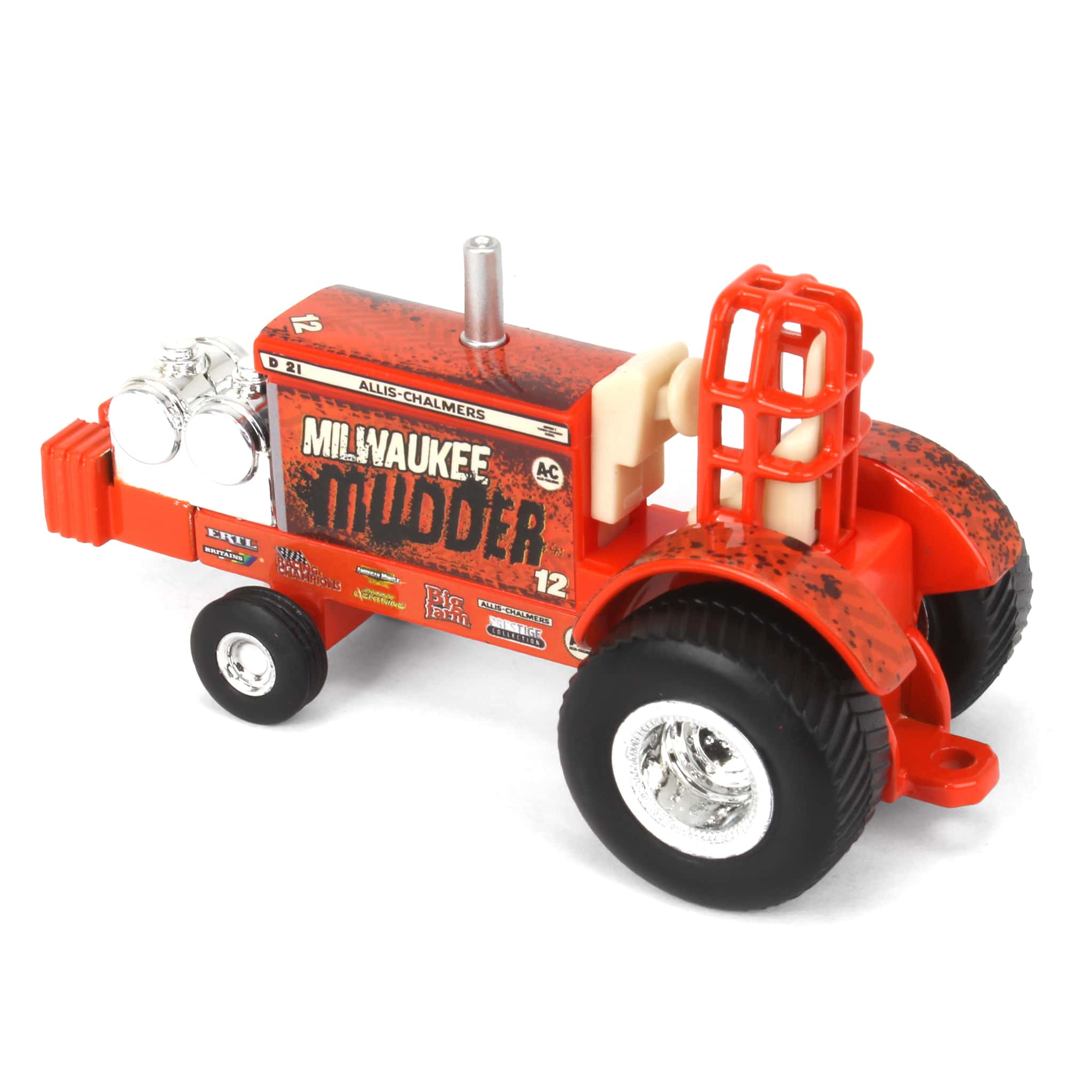 1/64 Allis Chalmers "Milwaukee Mudder" Pulling Tractor - Image 4